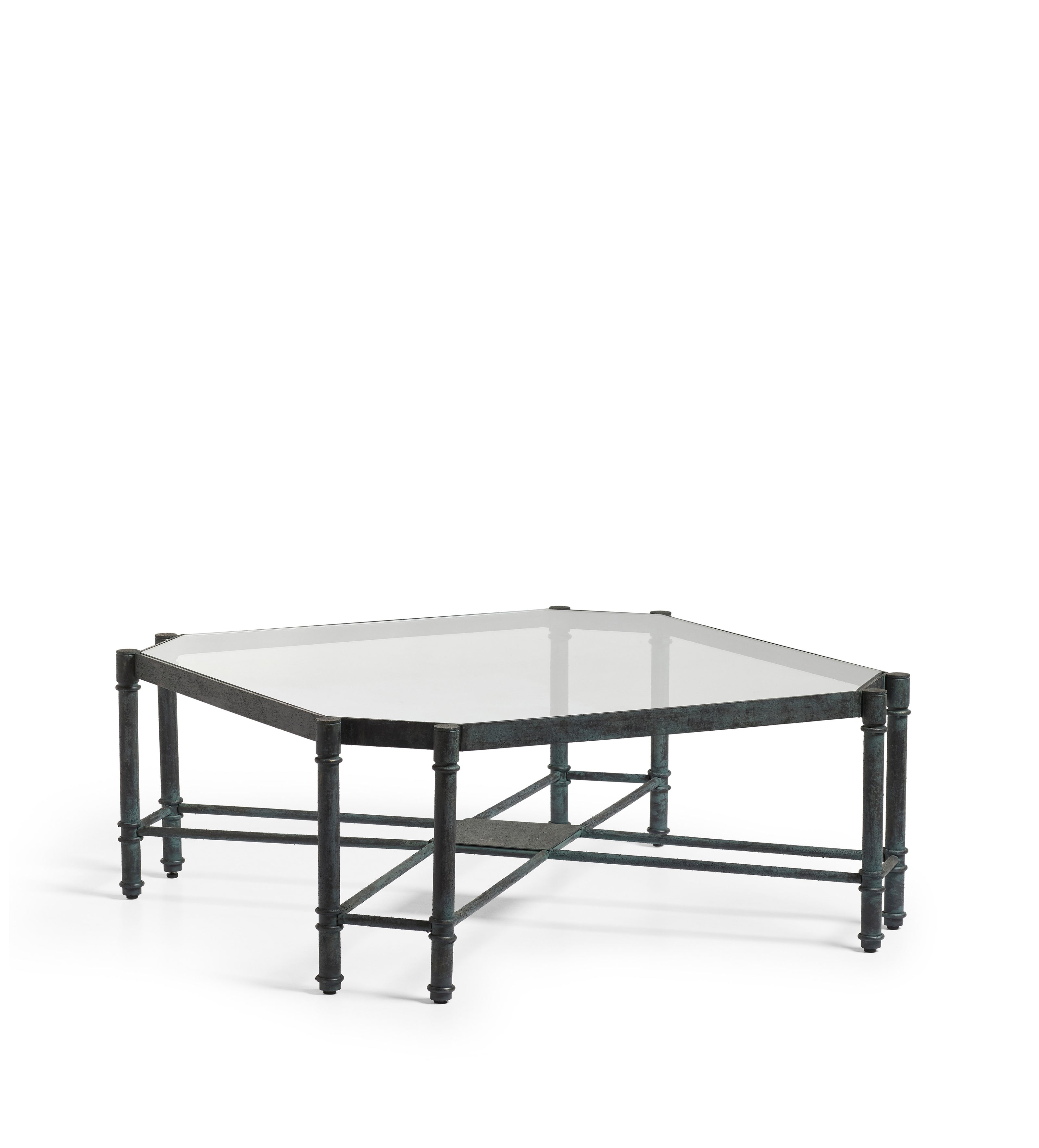 Karnataka Coffee Table - Verdigris