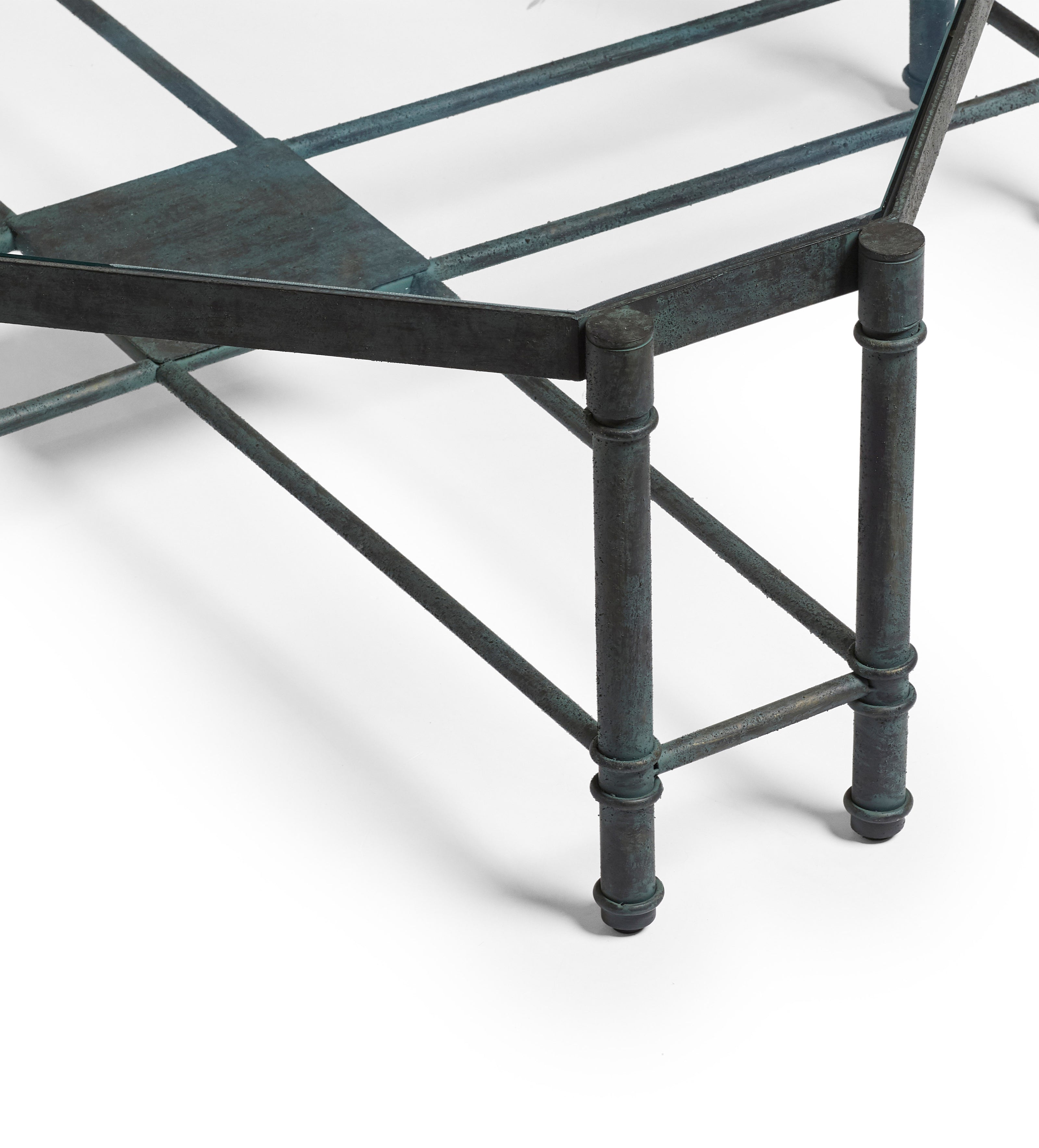 Karnataka Coffee Table - Verdigris