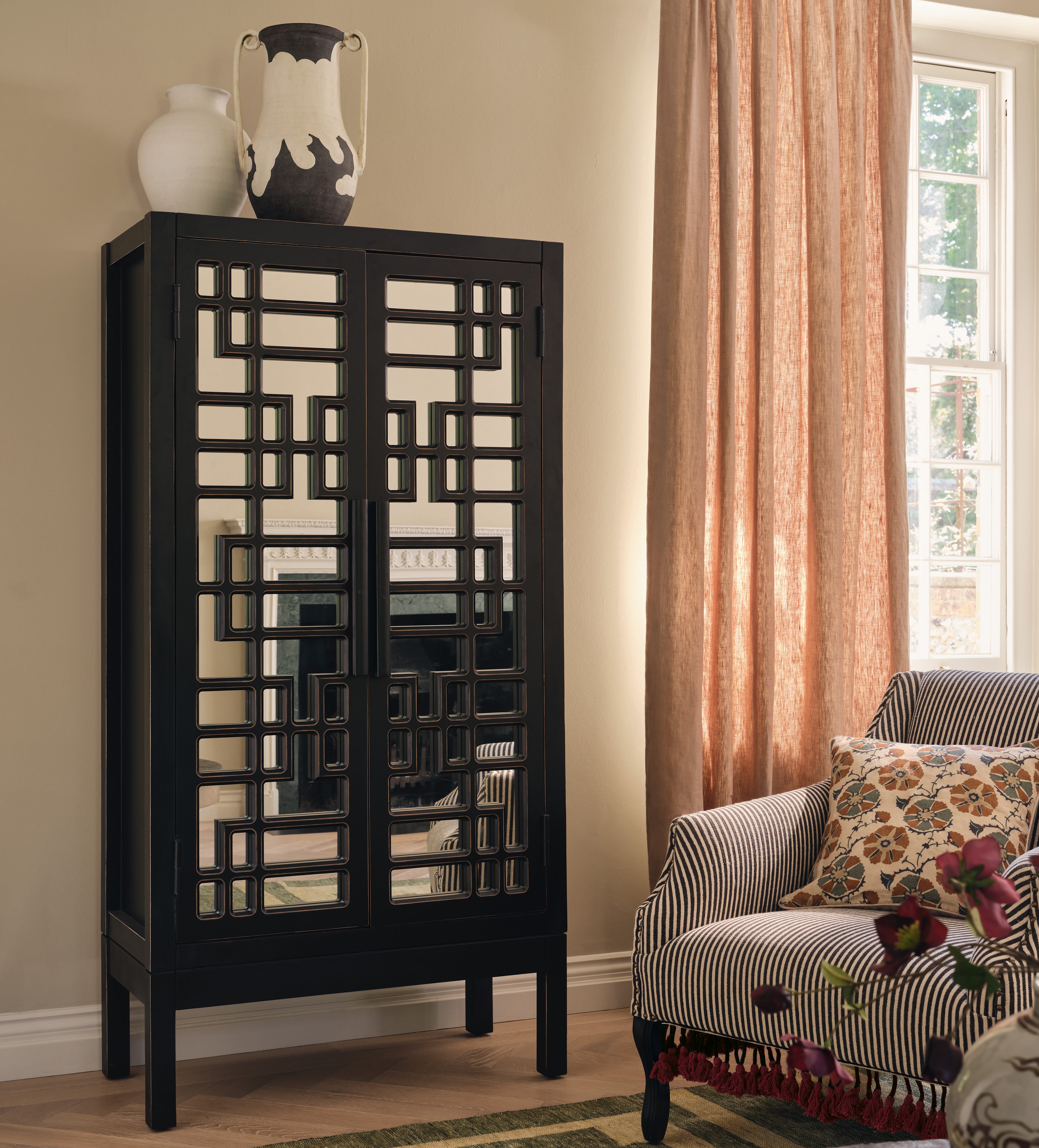 Katsura Cabinet - Rubbed Black | OKA