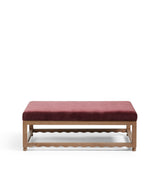Kerensa Velvet Ottoman - Rioja