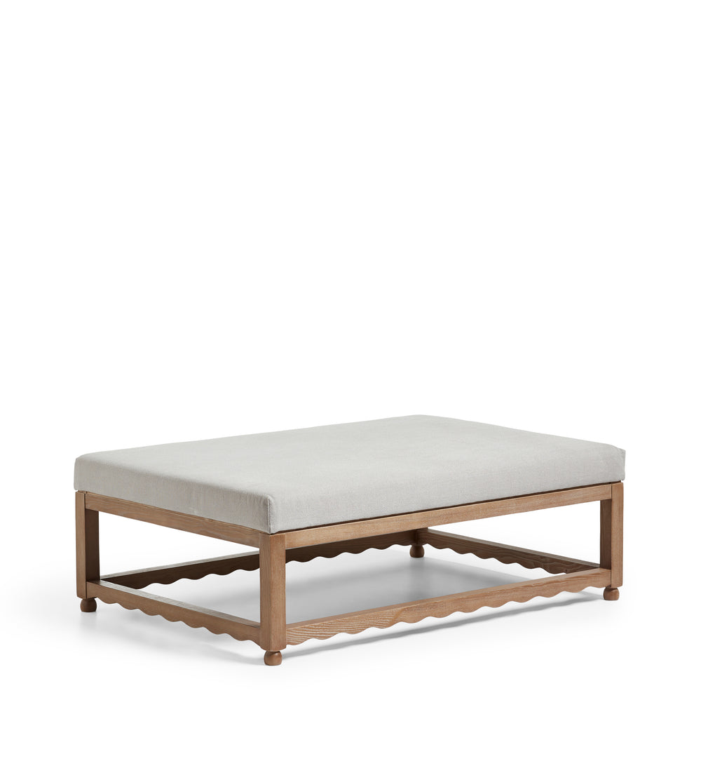 Kerensa Ottoman – Silver Grey