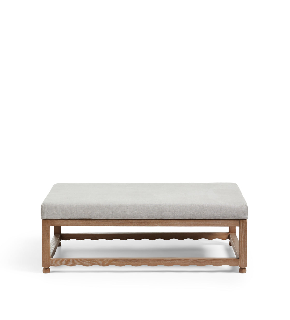Kerensa Ottoman – Silver Grey