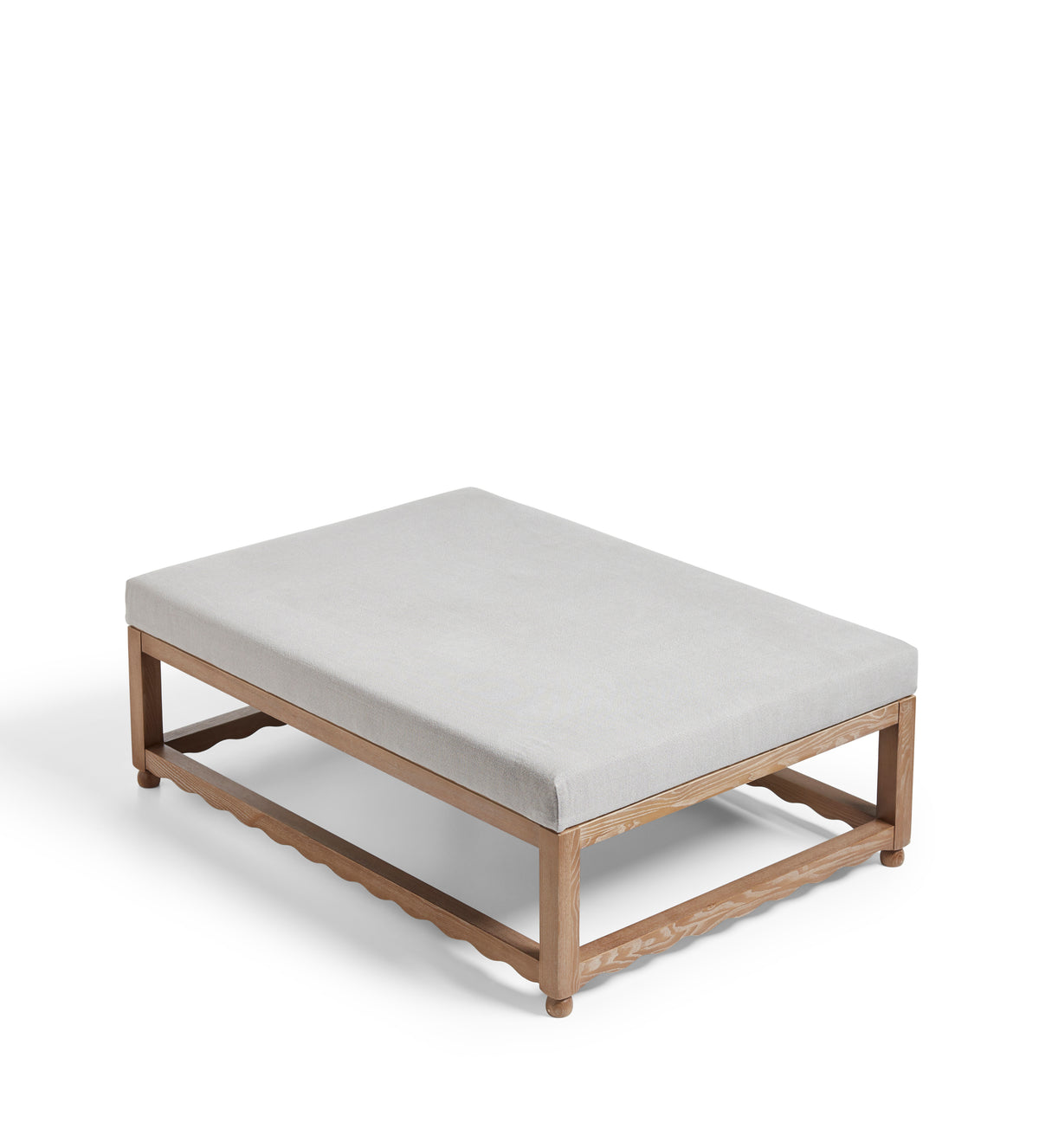 Kerensa Ottoman – Silver Grey