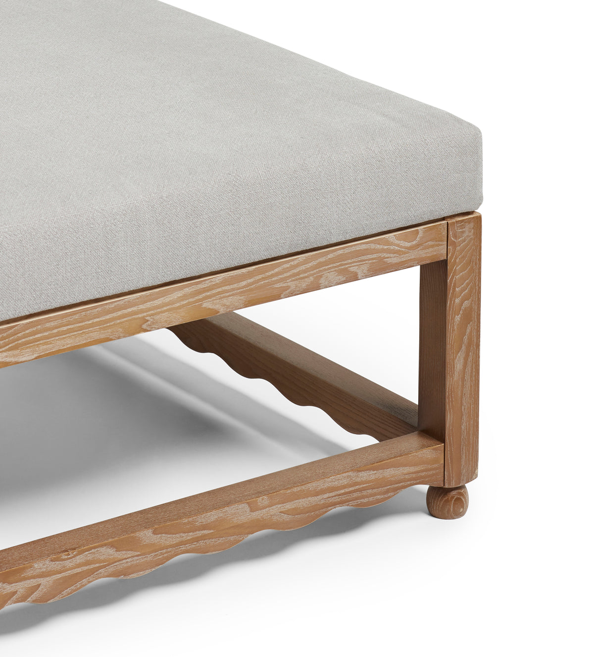 Kerensa Ottoman – Silver Grey