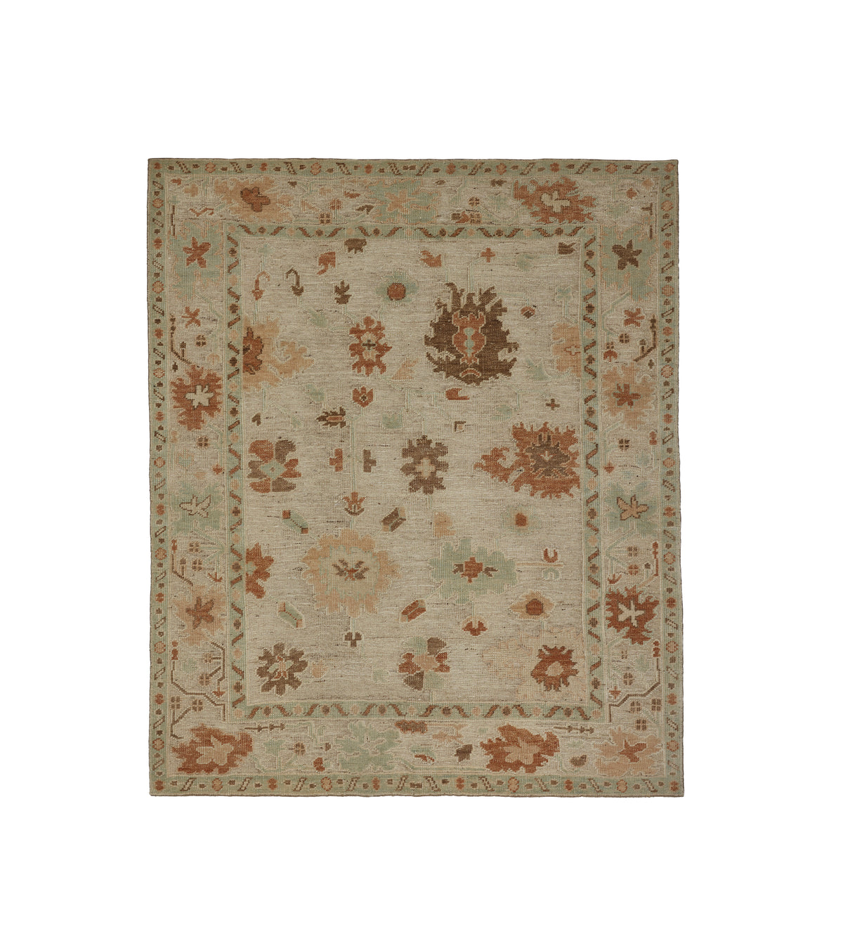 Oka Rust Rug Khilna Rug 244x305cm - Warm Natural | OKA