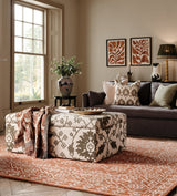 Khurshid Storage Ottoman - Green