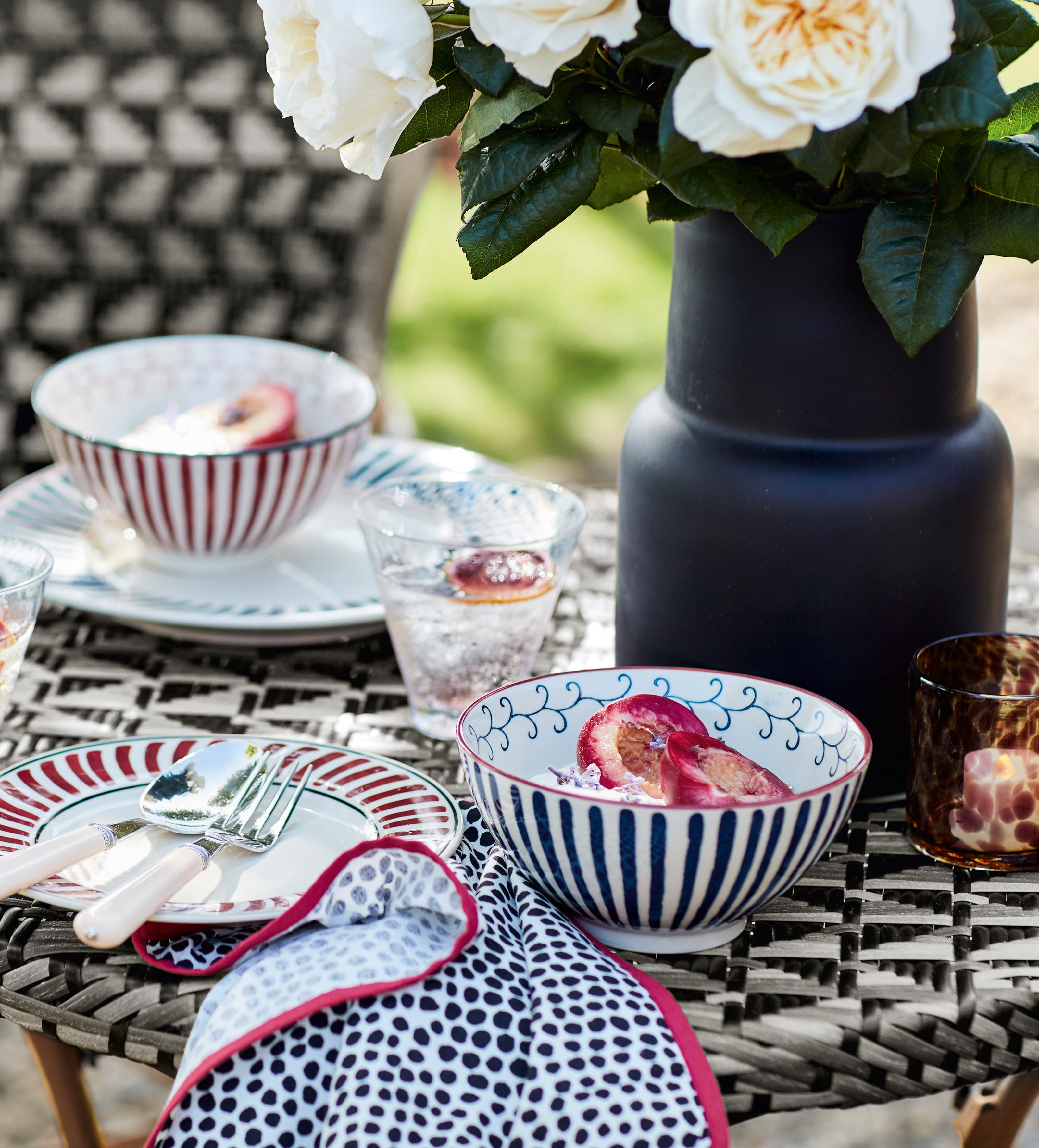 Kintaro Bowls Set of Four Indigo Blue OKA