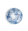 Kraak Dinner Plate - Blue/White