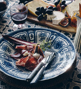 Kraak Dinner Plate - Large - Blue/White