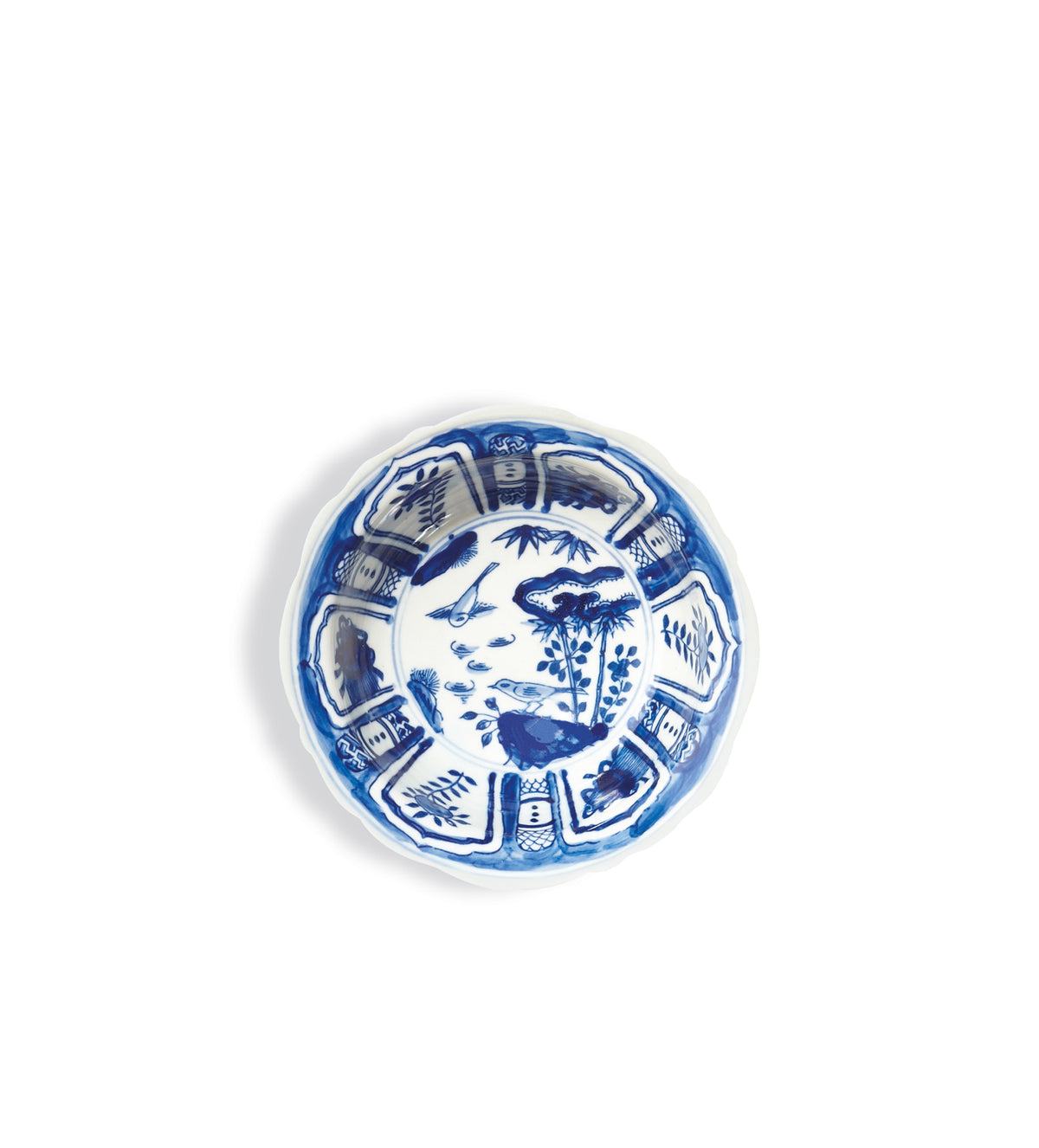 Kraak Soup Bowl - Blue/White