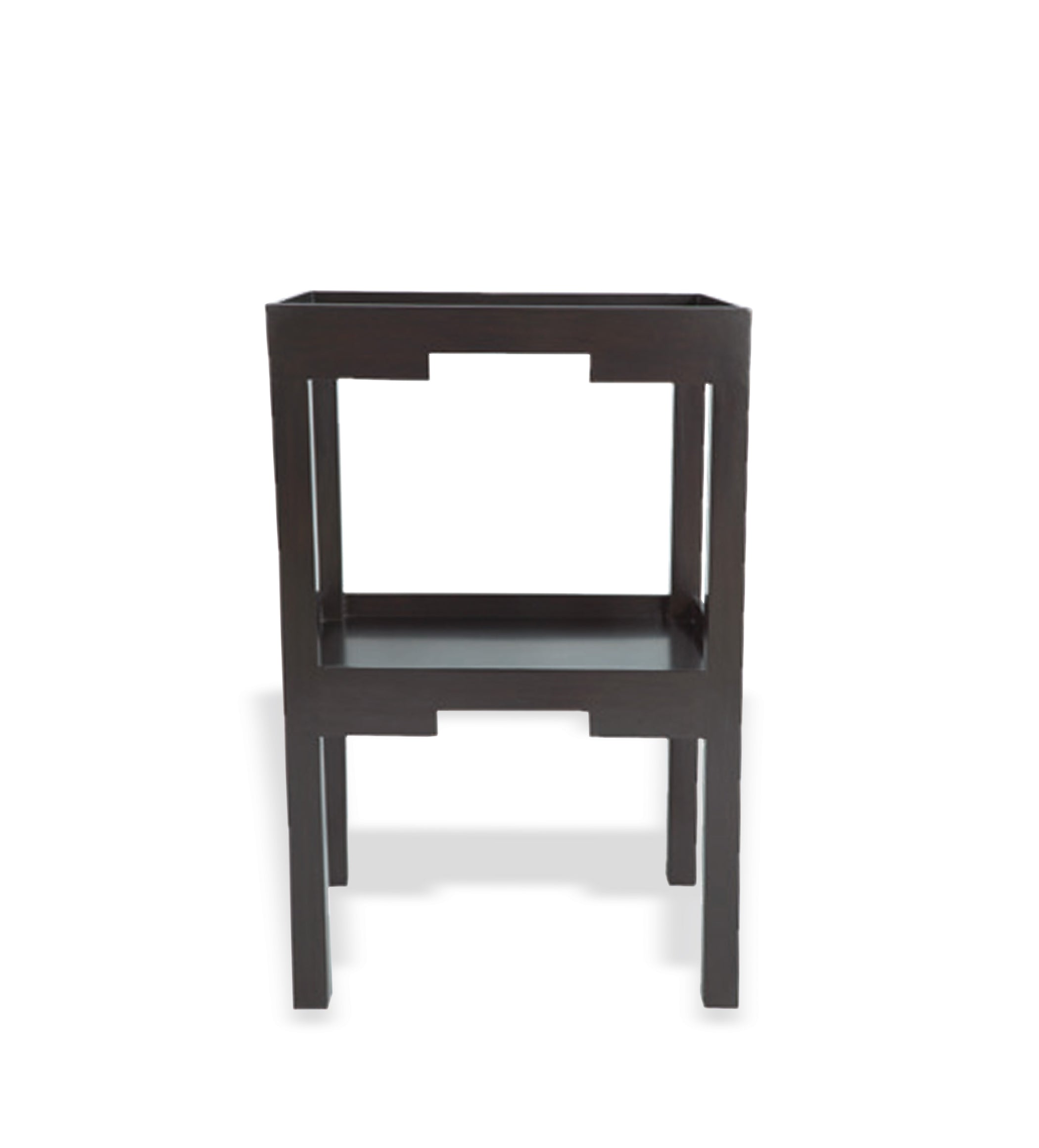 Kyoto Wood Side Table - Ebony Brown