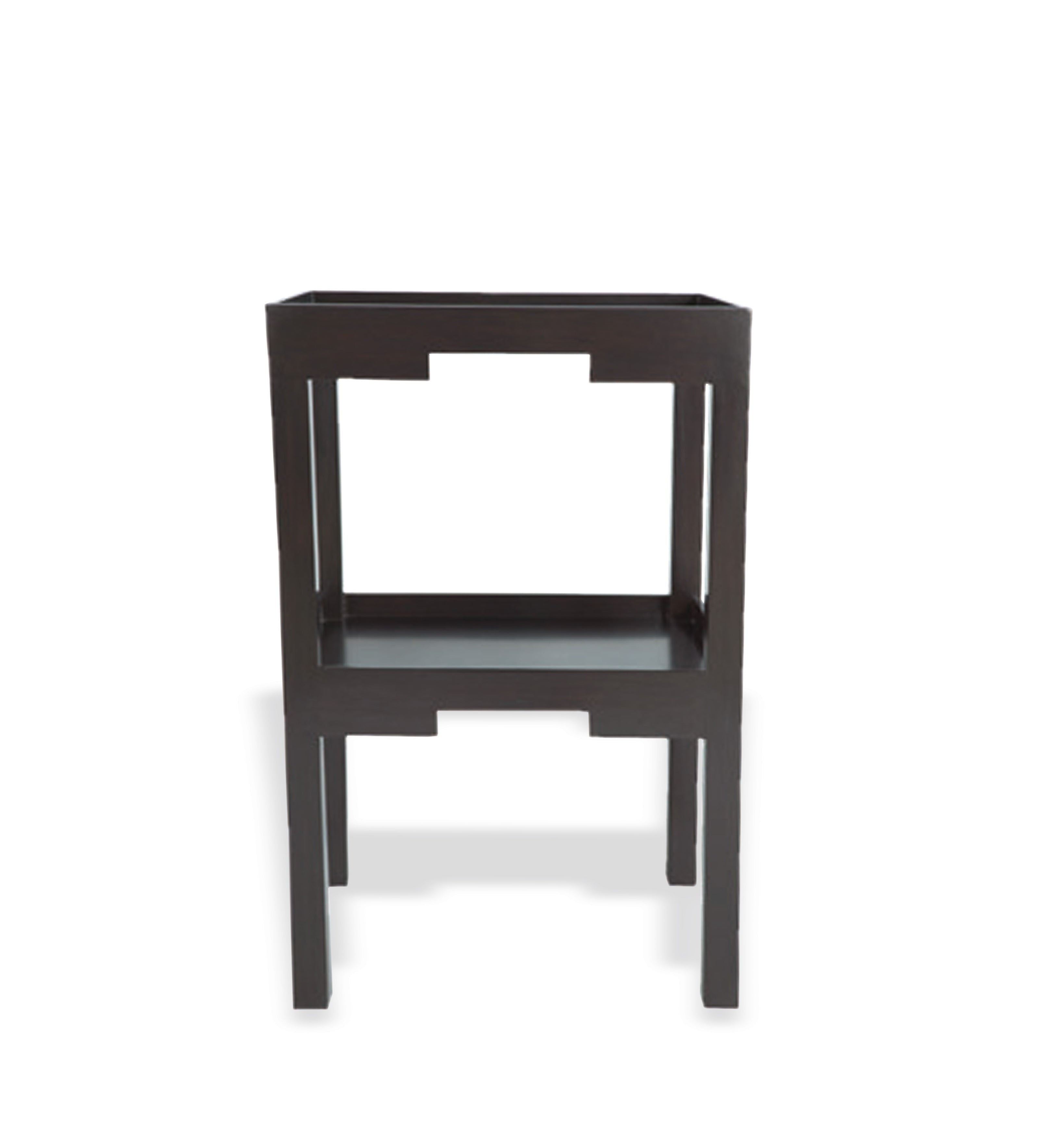 Kyoto Wood Side Table - Ebony Brown