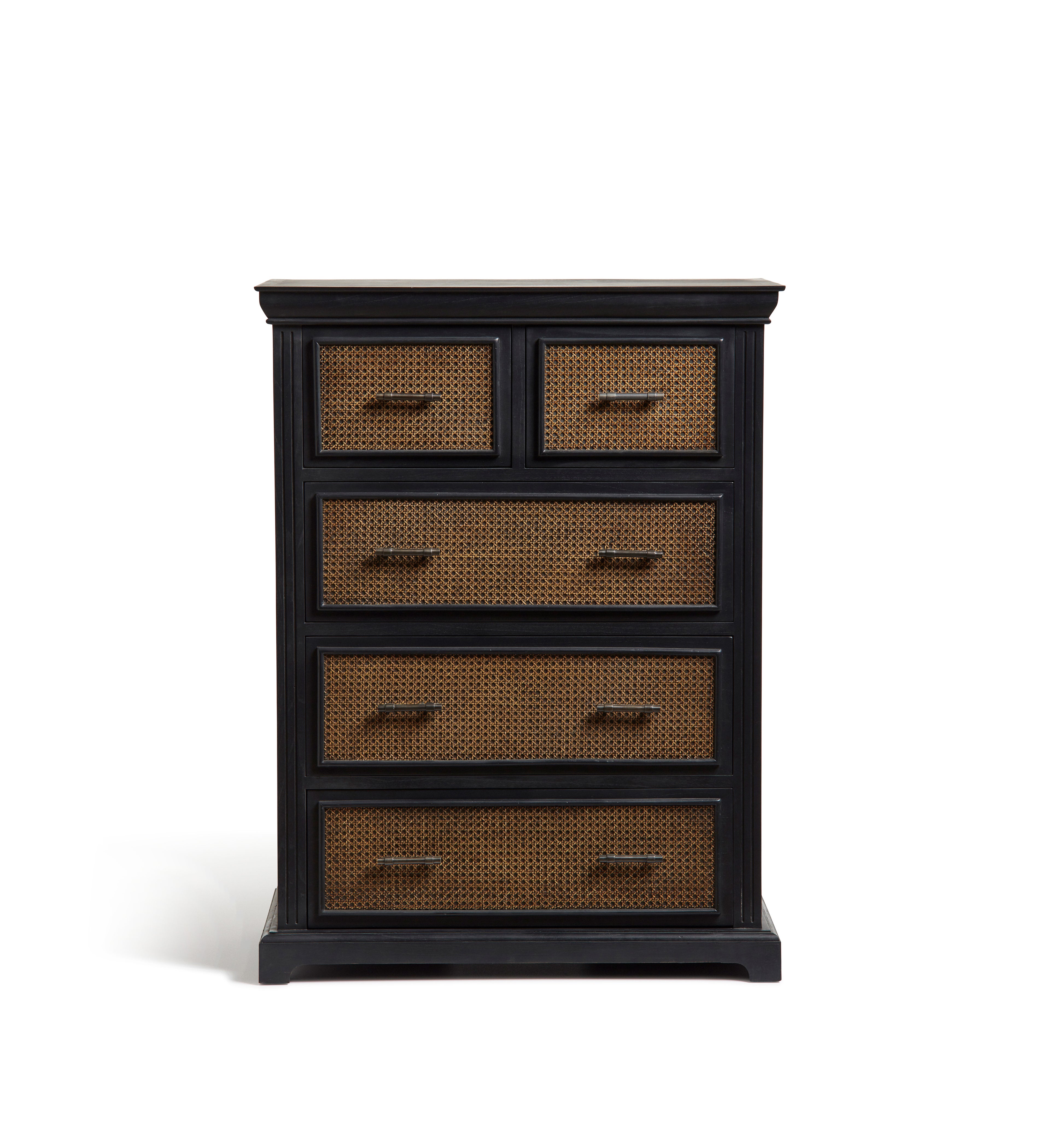 Bayuban Chest of Drawers - Ebony Black | OKA