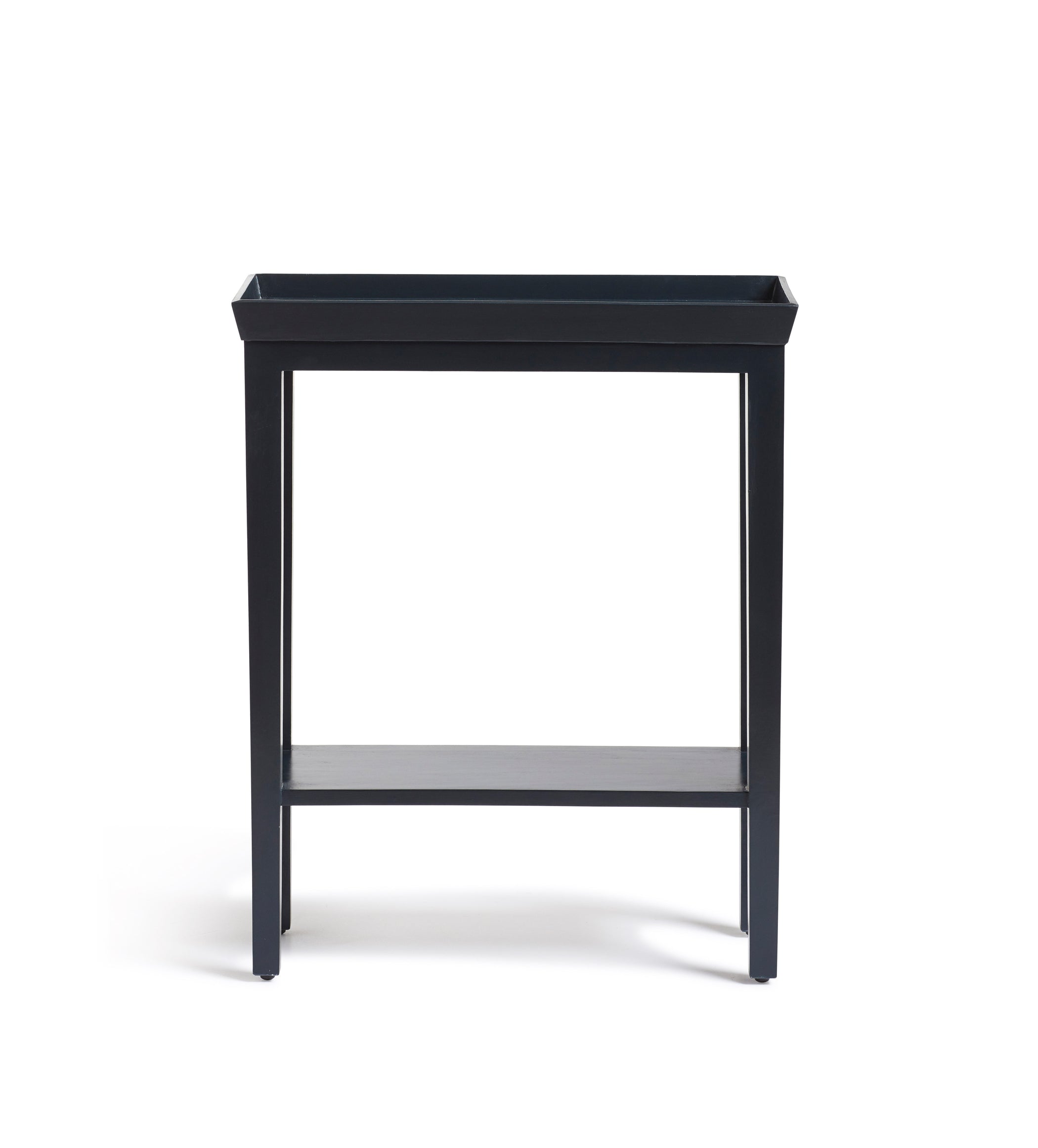 Gustavian Sofa Side Table - Large - Petrol