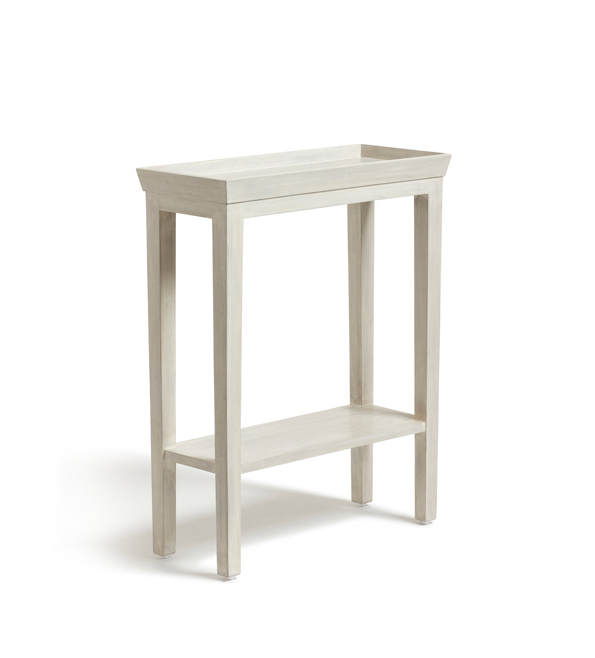 Gustavian Sofa Side Table Large Washed