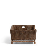 Rattan Mattaban Pet Bed - Large - Antique Brown
