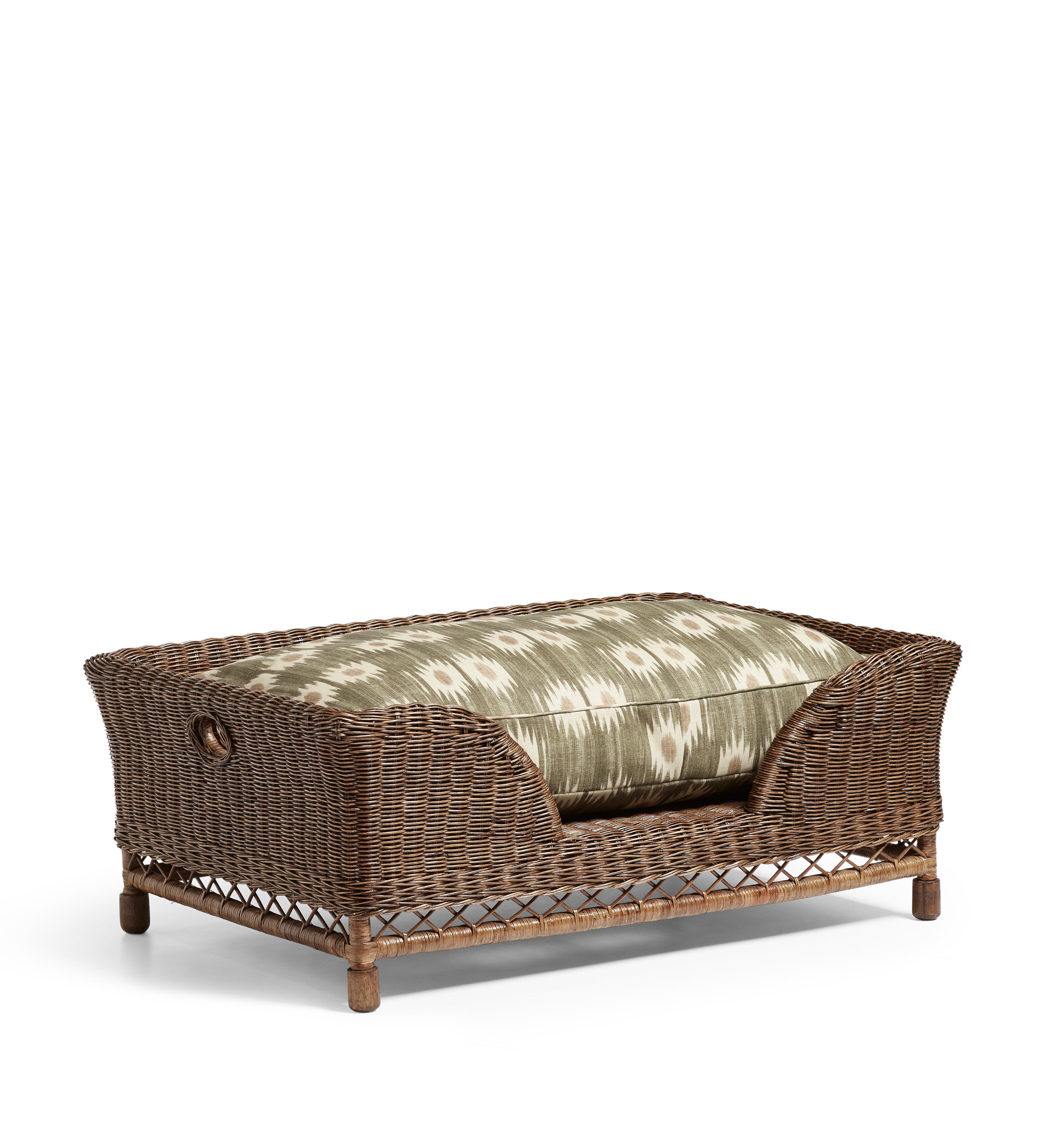 Rattan Mattaban Pet Bed - Large - Antique Brown
