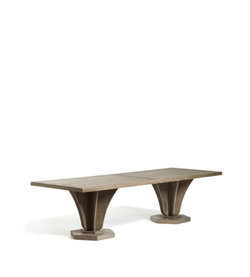 Allegro Rectangular Dining Table - Large  - Burnt Oak