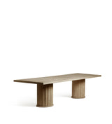 Marcus Rectangular Dining Table - Large - Weathered Oak