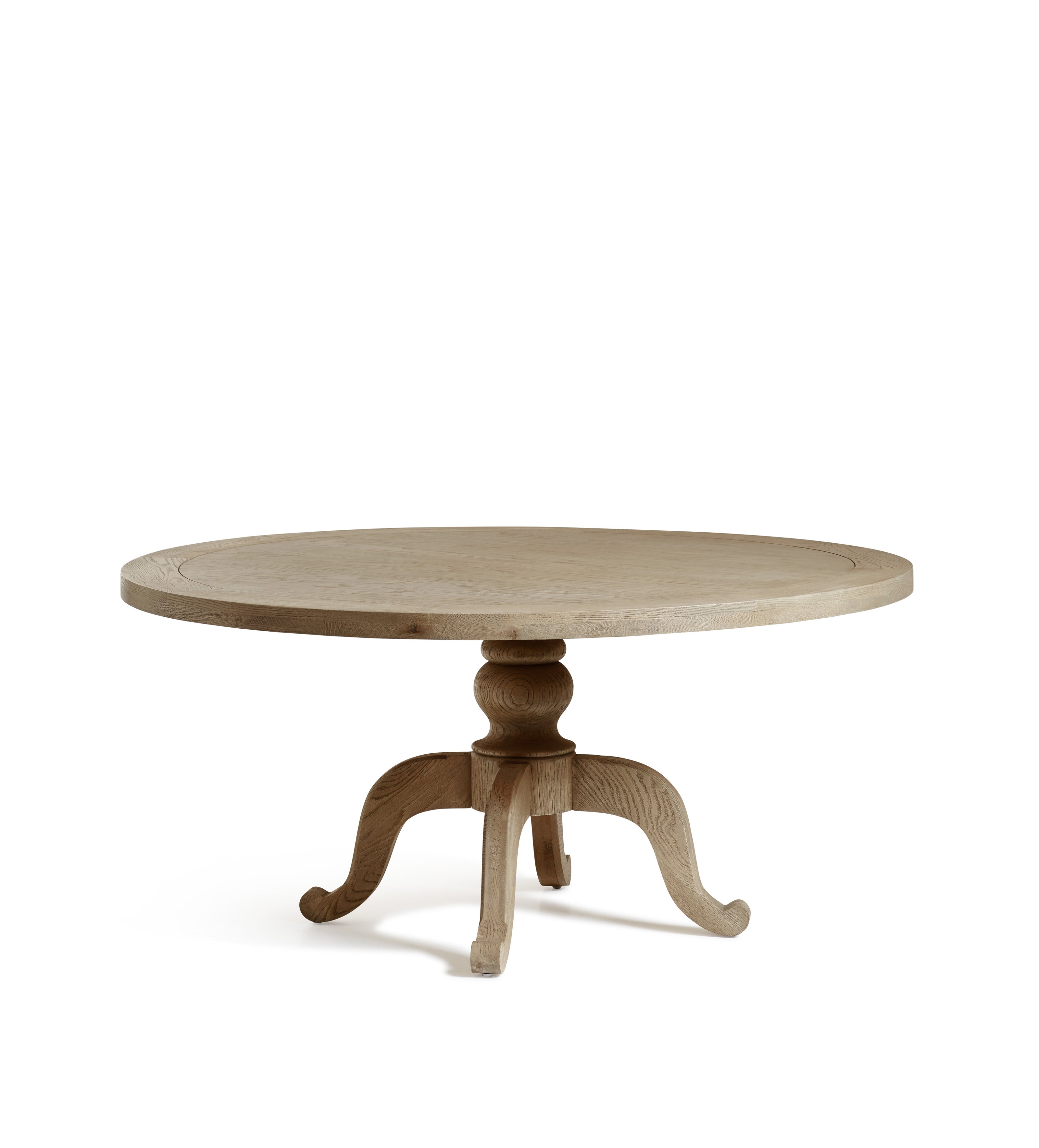Arthur Round Dining Table - Large - Weathered Oak