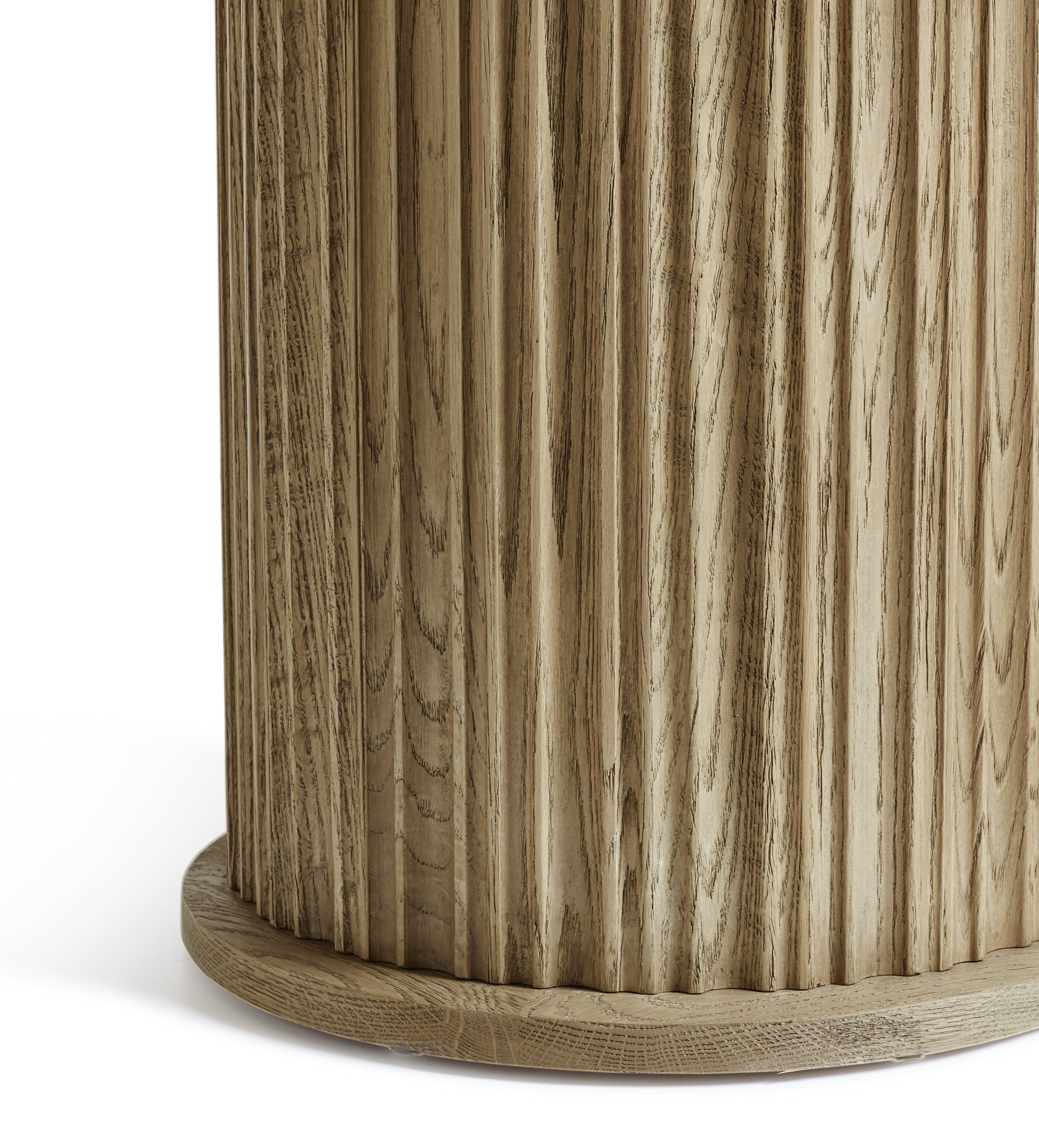 Marcus Round Dining Table - Large - Weathered Oak