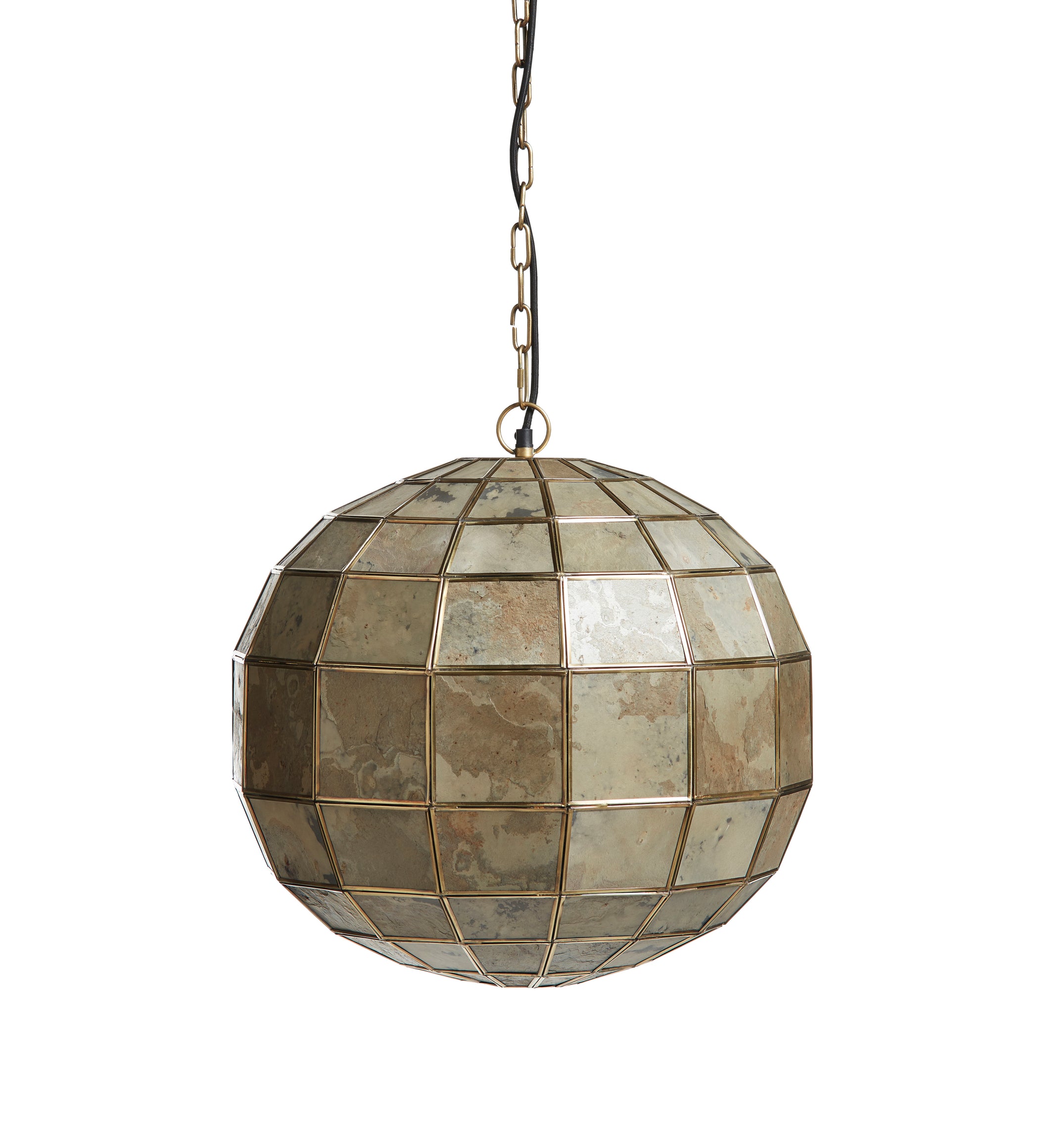 Torsten Stone Globe Pendant Lamp - Natural - Large