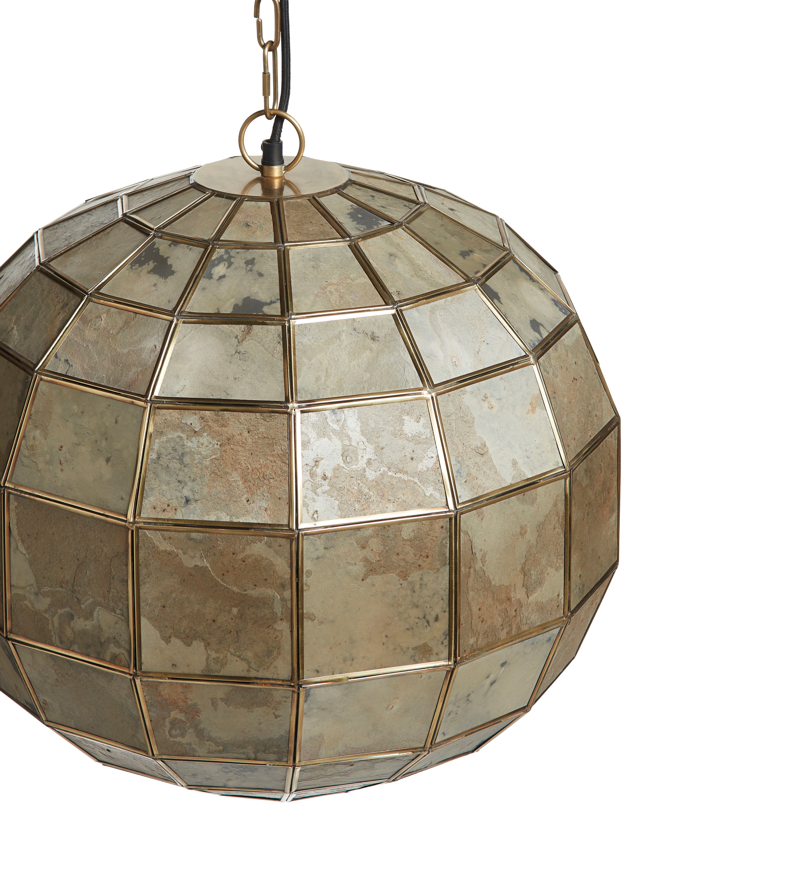 Torsten Stone Globe Pendant Lamp - Natural - Large
