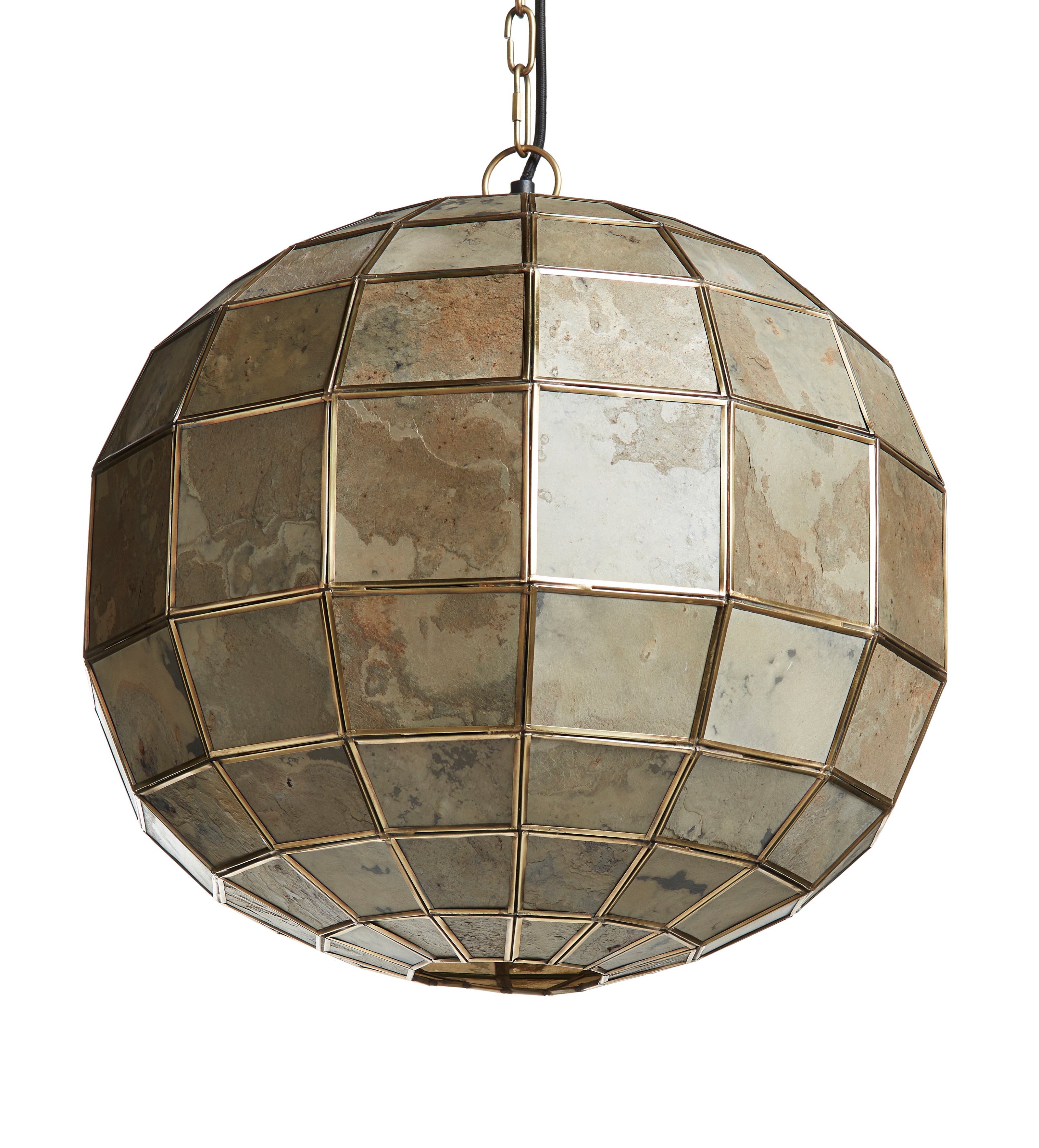 Torsten Stone Globe Pendant Lamp - Natural - Large
