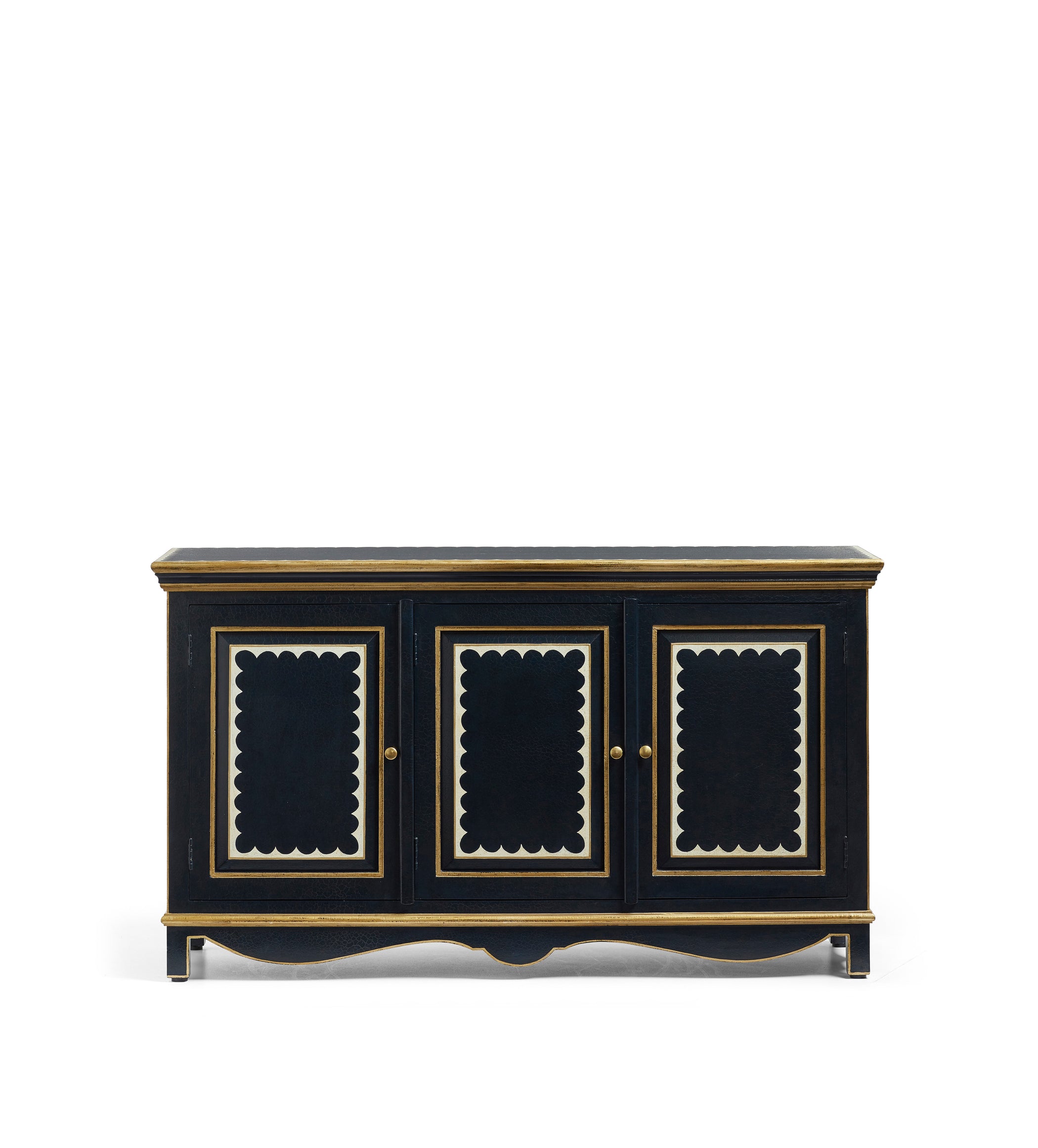 Lastura Hand-Painted Sideboard - Midnight Blue
