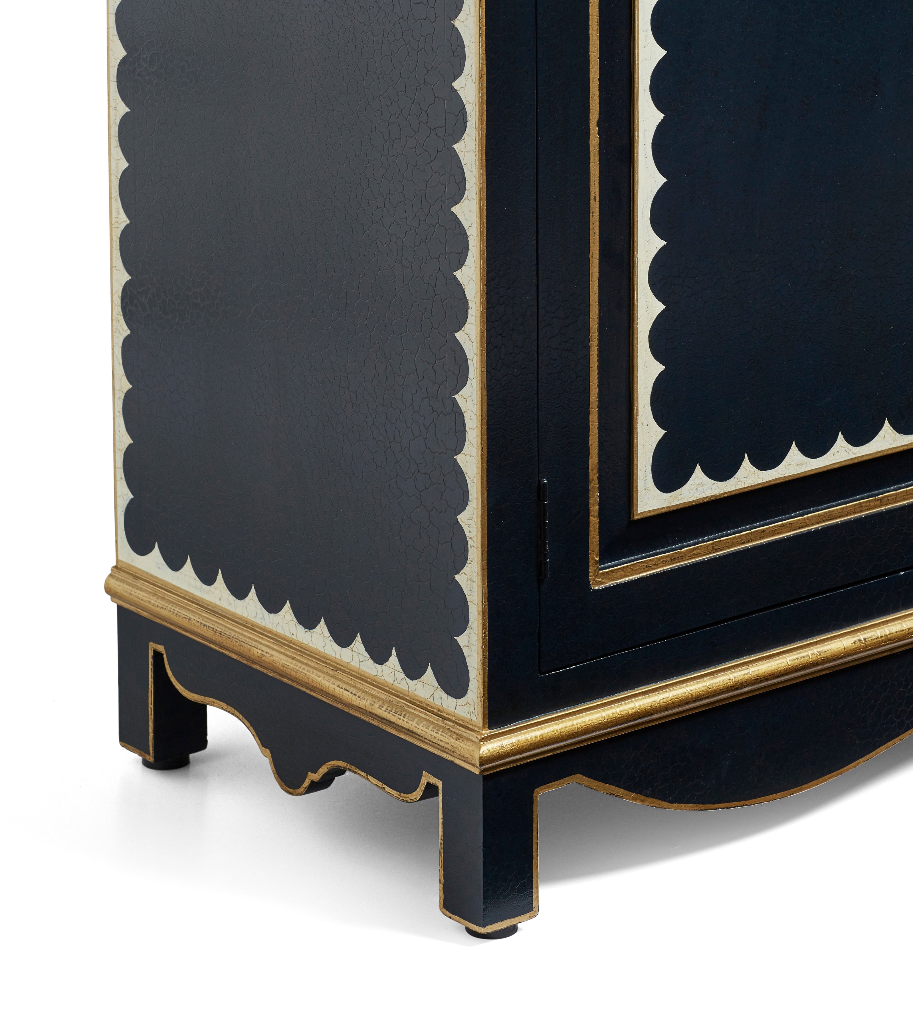Lastura Hand-Painted Sideboard - Midnight Blue