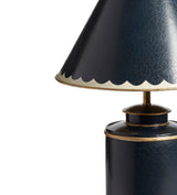 Lastura Table Lamp and Shade - Air Force Blue