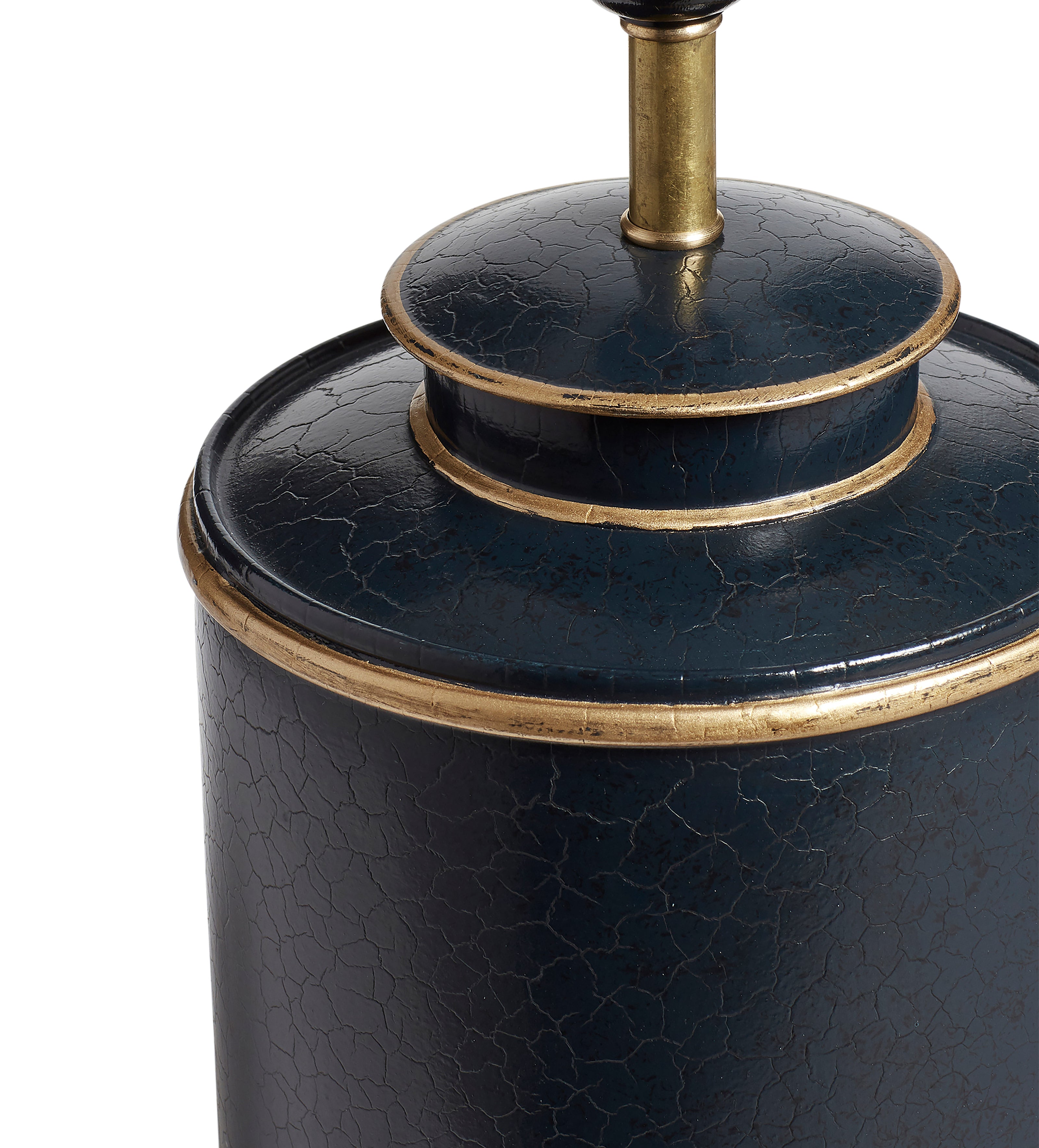Lastura Table Lamp and Shade - Air Force Blue