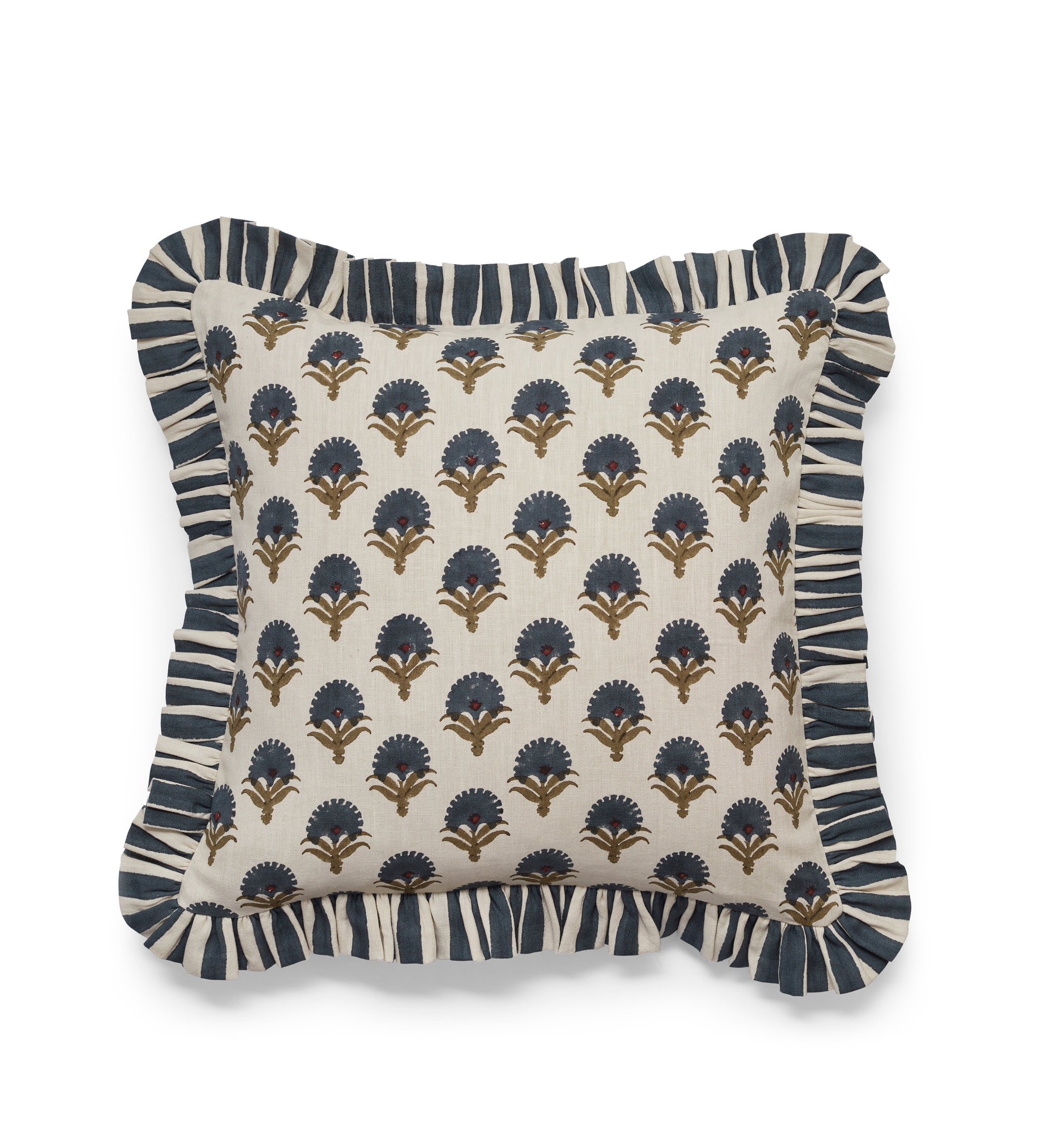 Latkan Cushion Cover - Air Force Blue