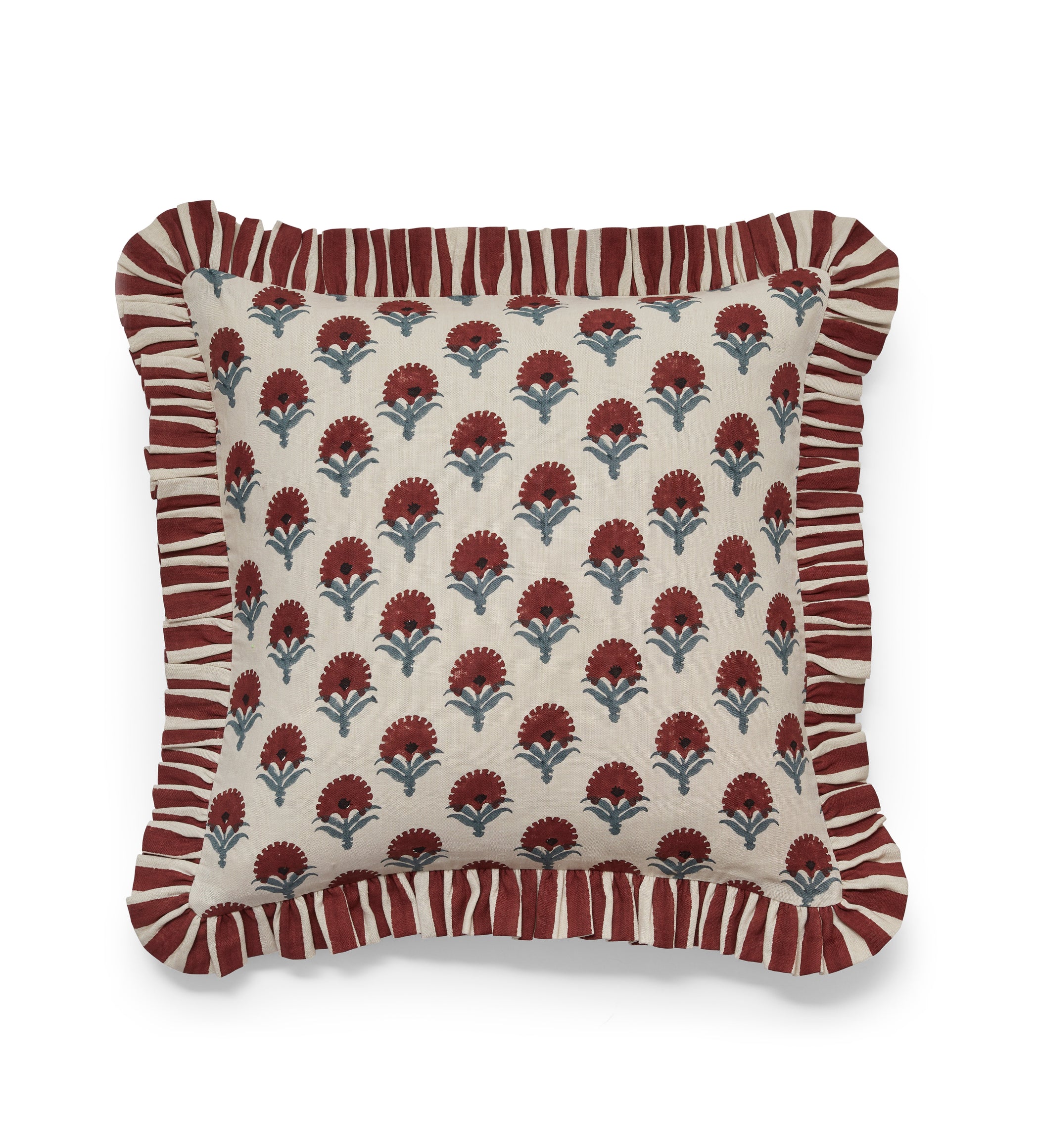 Latkan Cushion Cover - Blood Orange