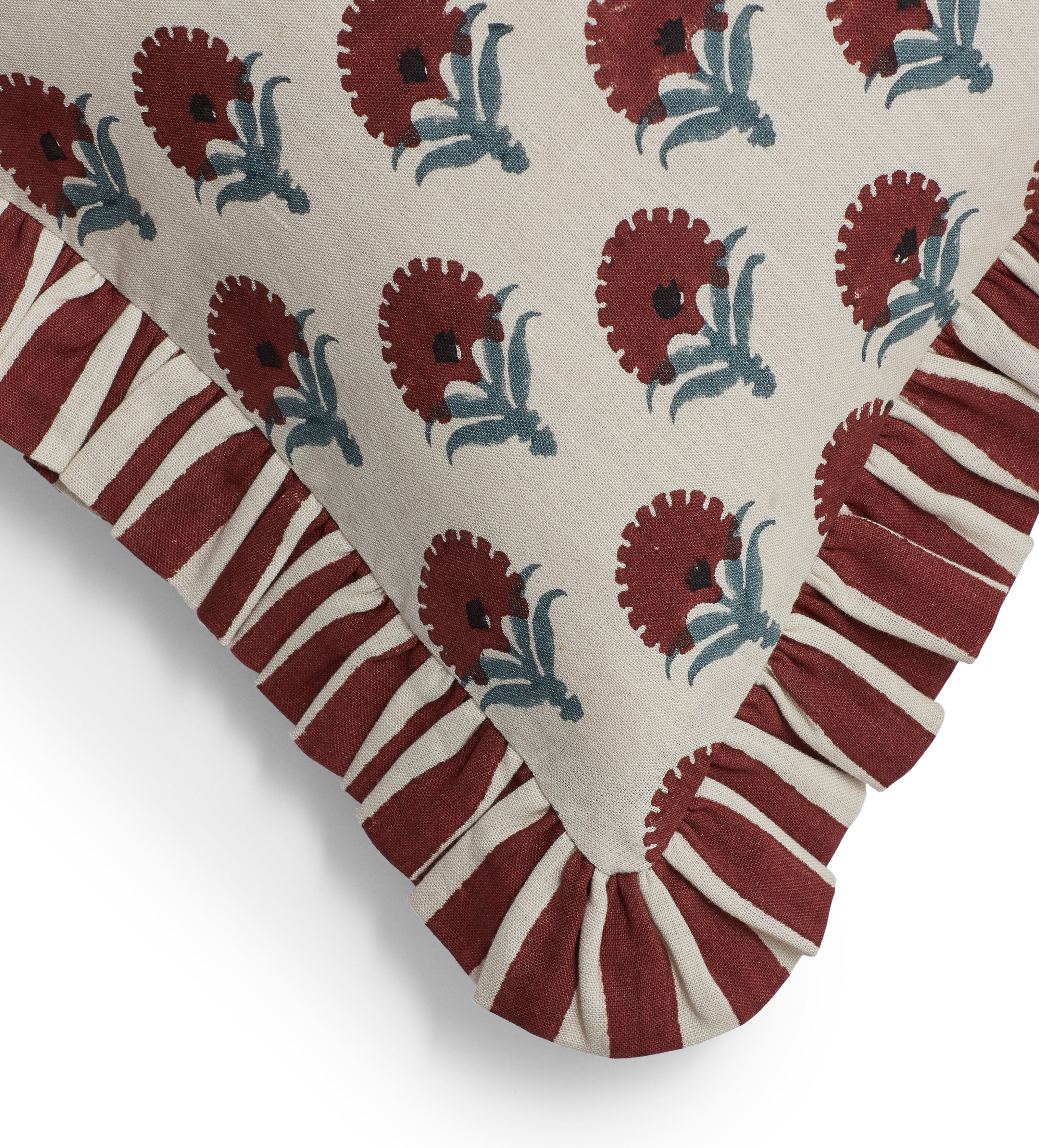 Latkan Cushion Cover - Blood Orange