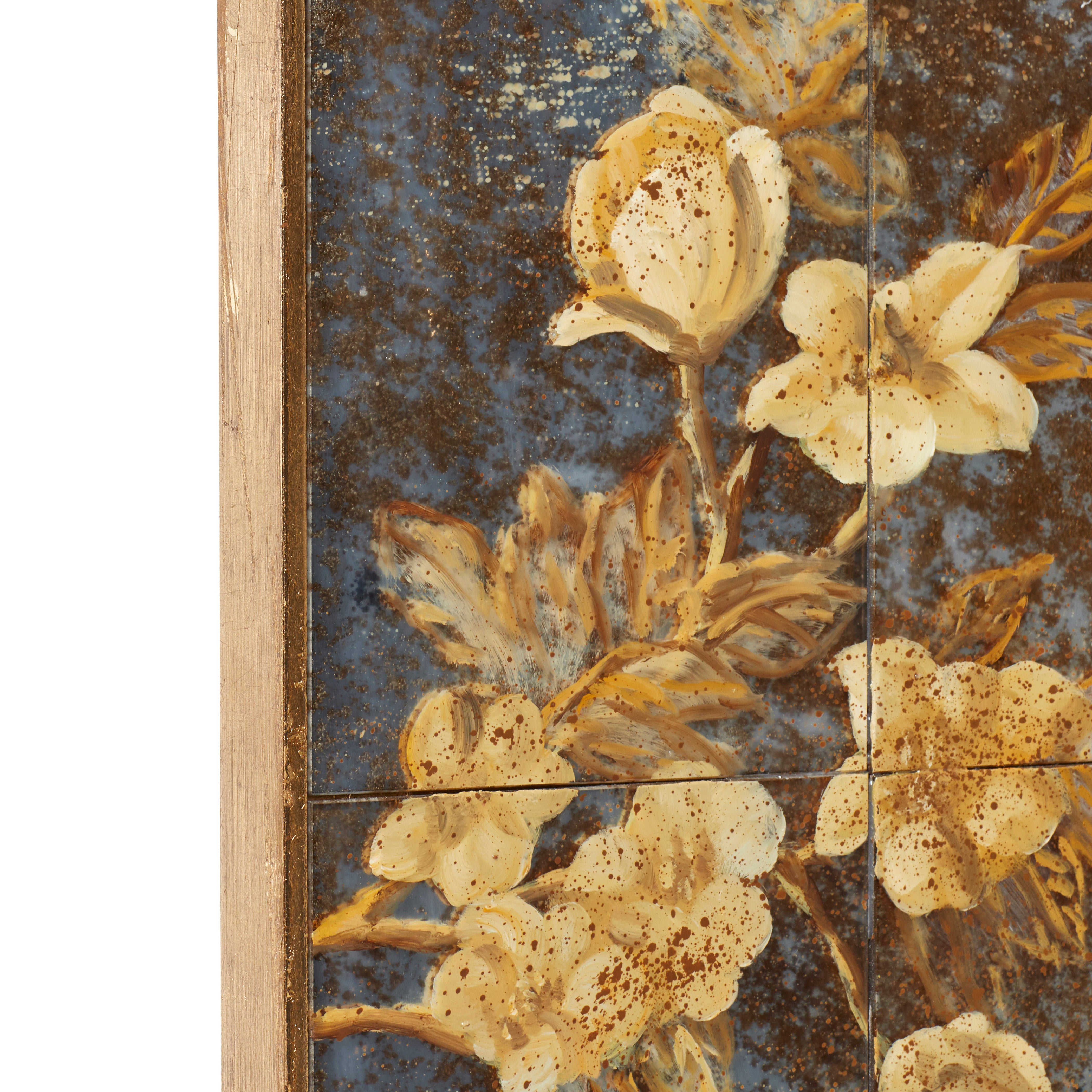 Laurelin Mirrorred Wall Art - Antique Gold | OKA