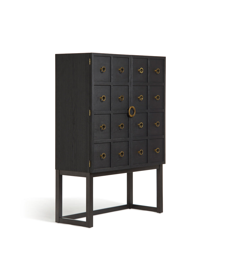 Lauretta Wine Cabinet - Black