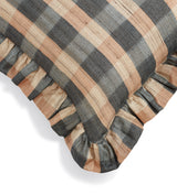 Lavanya Cushion Cover - Heron Blue/Apricot