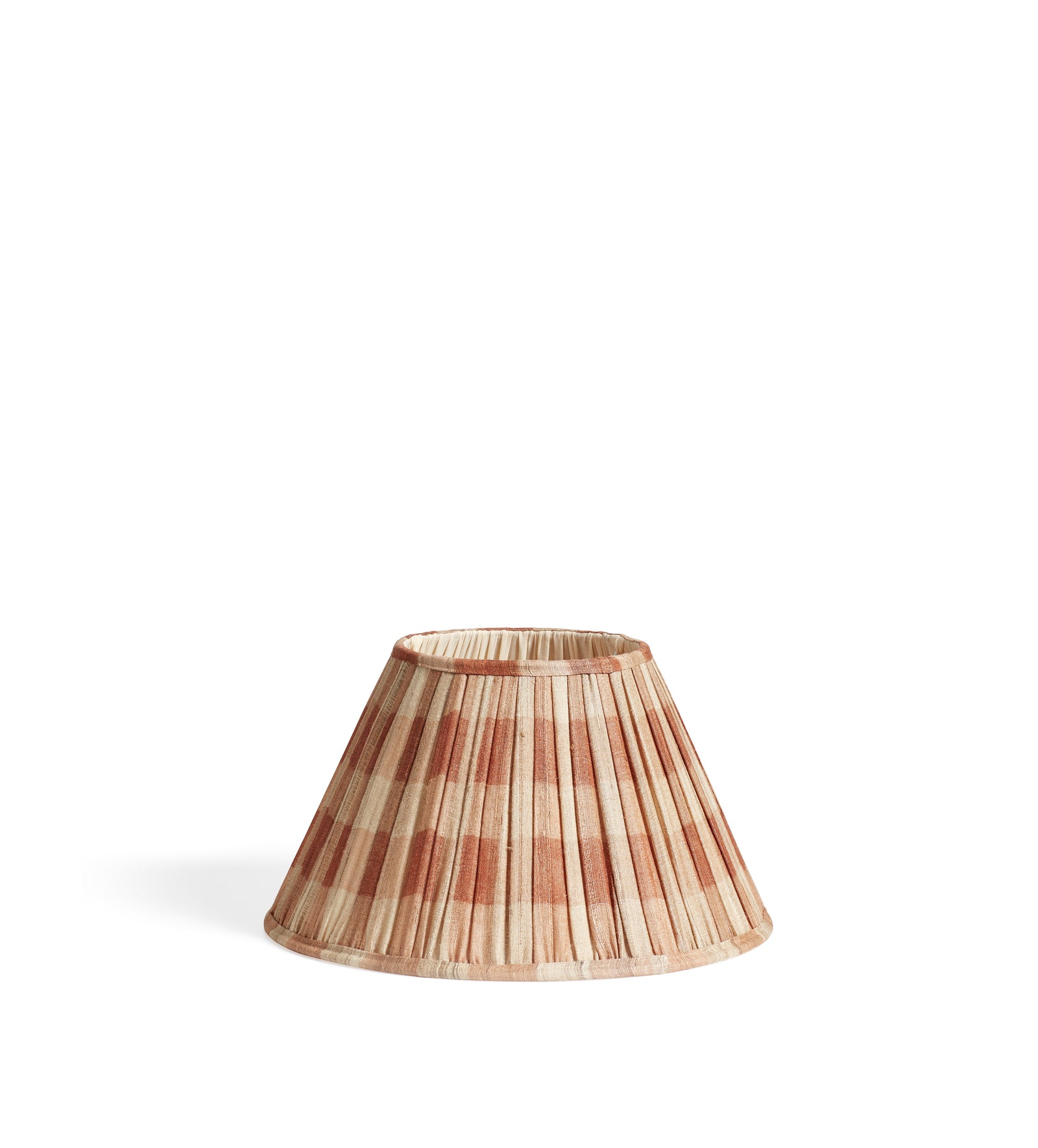 Lavanya Silk Pleated Lampshade 35cm - Apricot