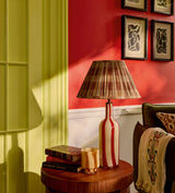 Lavanya Silk Pleated Lampshade 35cm - Apricot