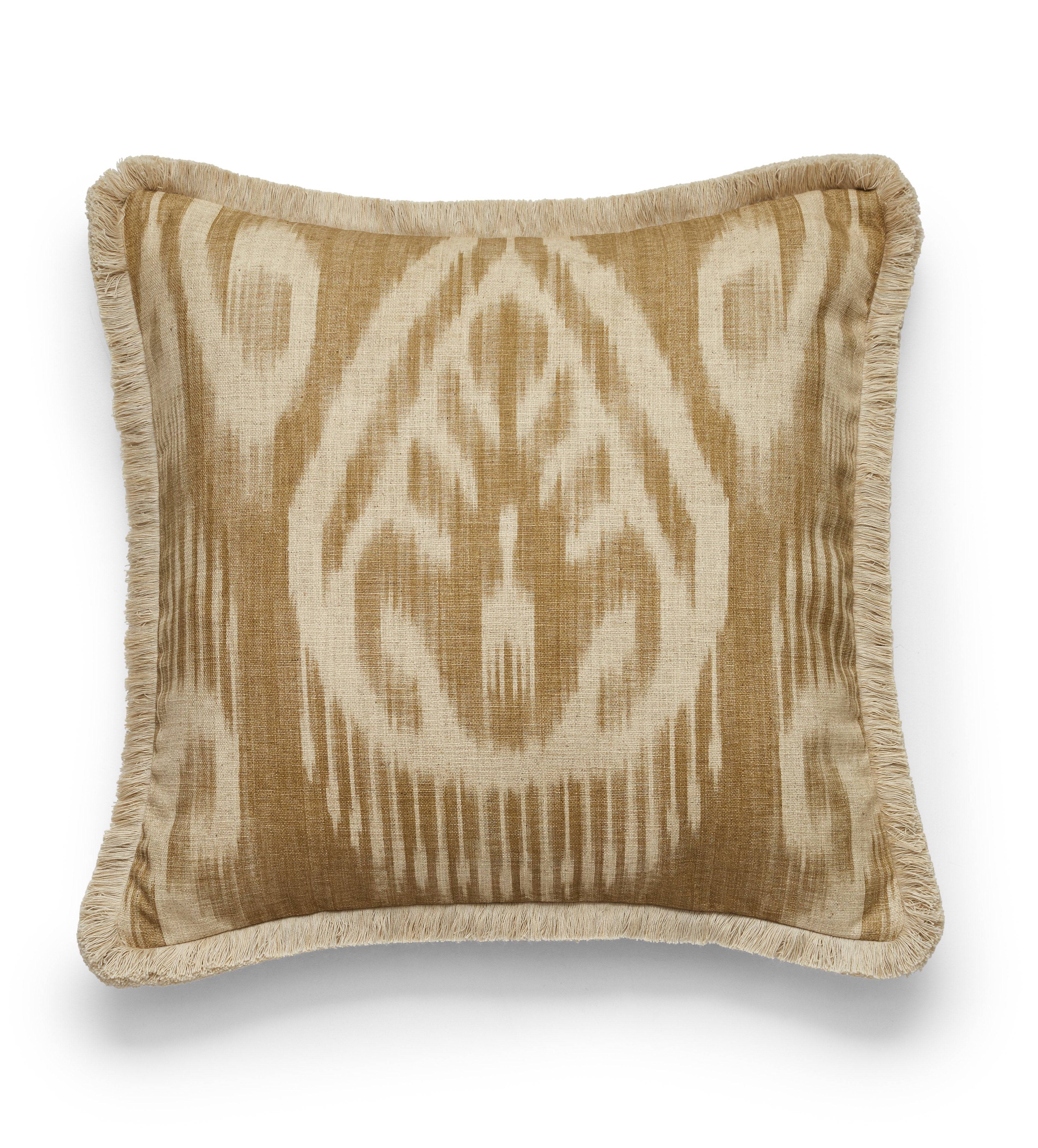 Lillian Cushion Cover - Ochre Yellow | OKA
