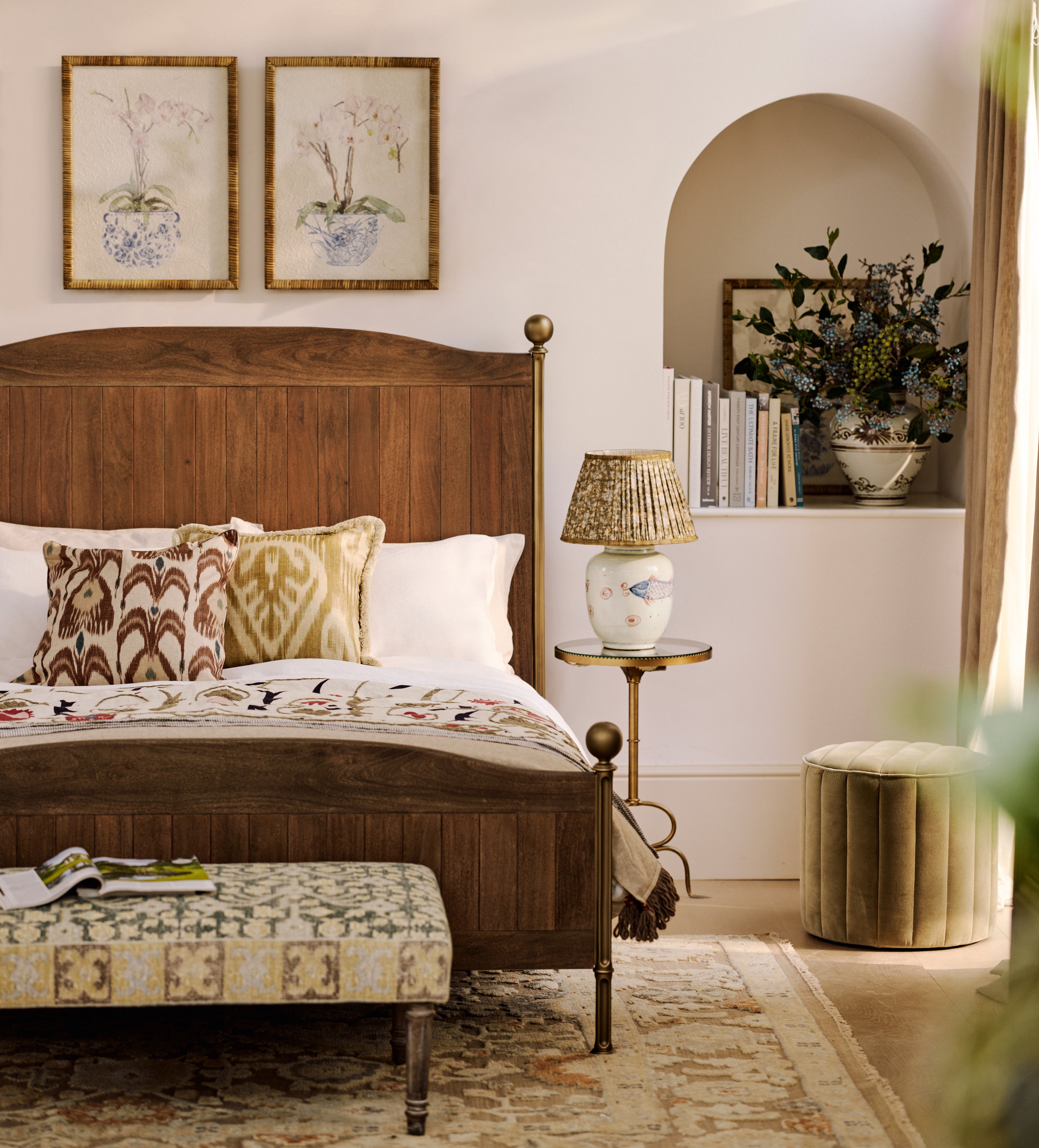 Lillian Cushion Cover - Ochre