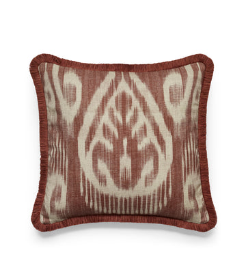 Lillian Cushion Cover - Warm Red