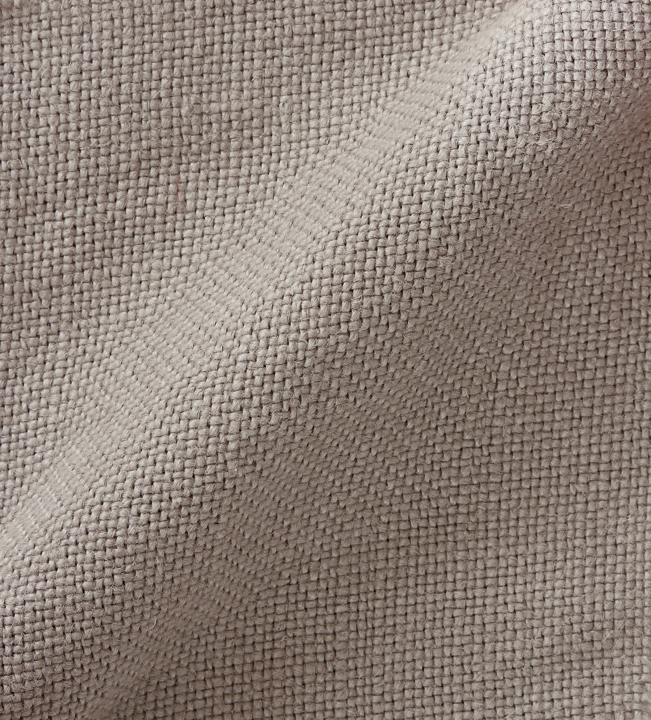Linen Fabric Swatch - Mushroom Grey