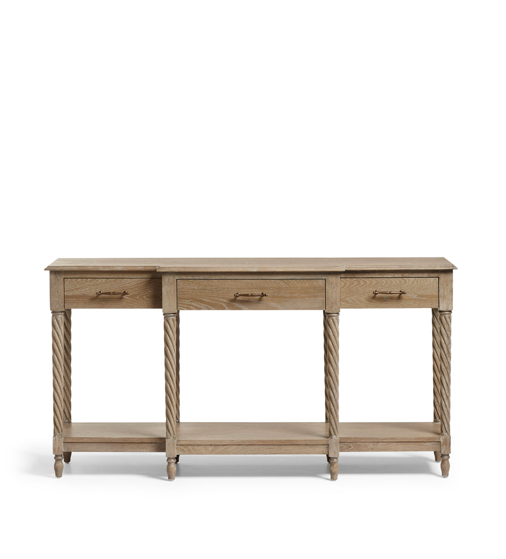 Lingnan Console Table - Burnt Oak