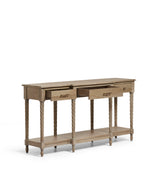 Lingnan Console Table - Burnt Oak