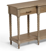 Lingnan Console Table - Burnt Oak