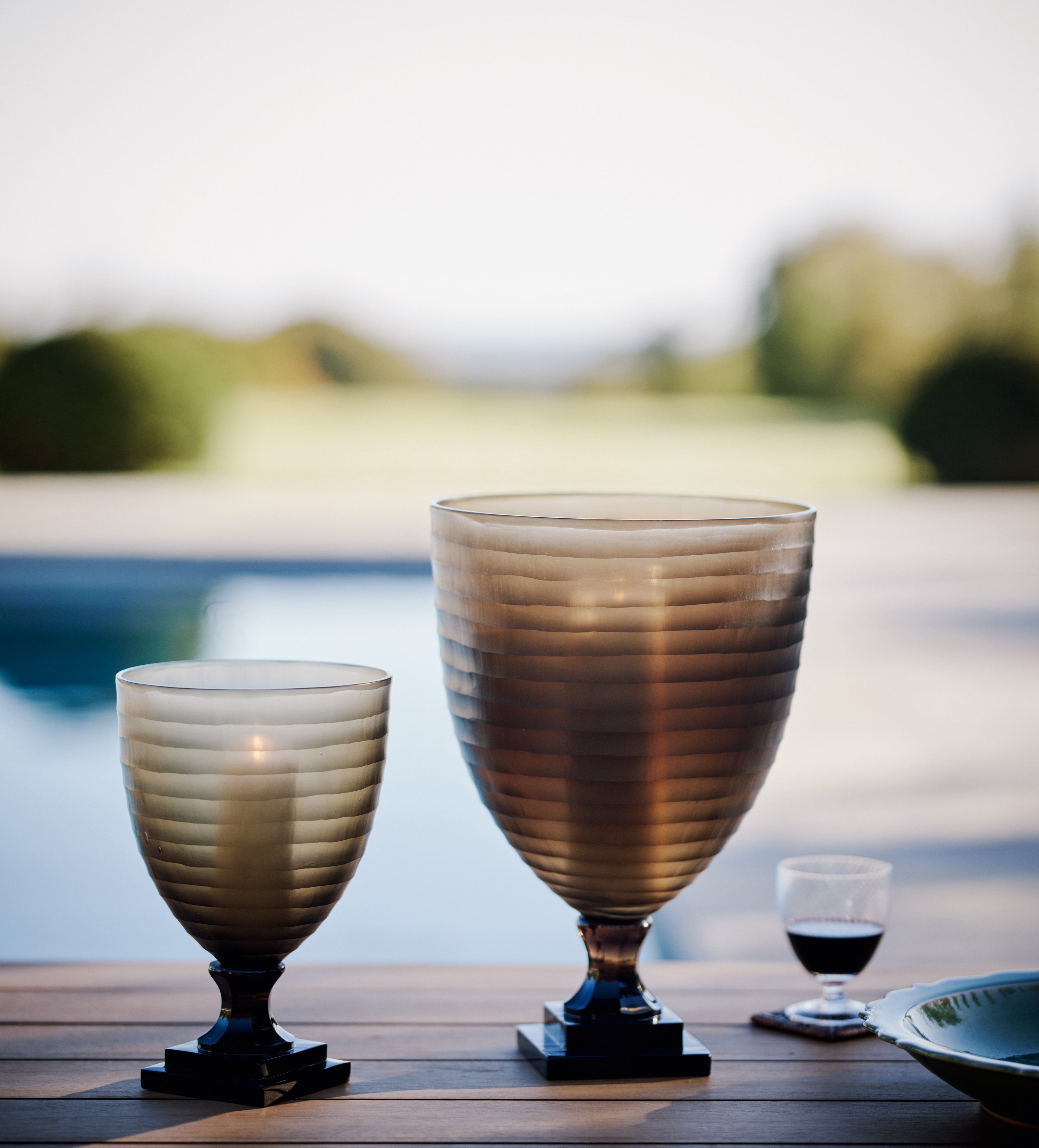 Large Liora Candle Holder - Taupe
