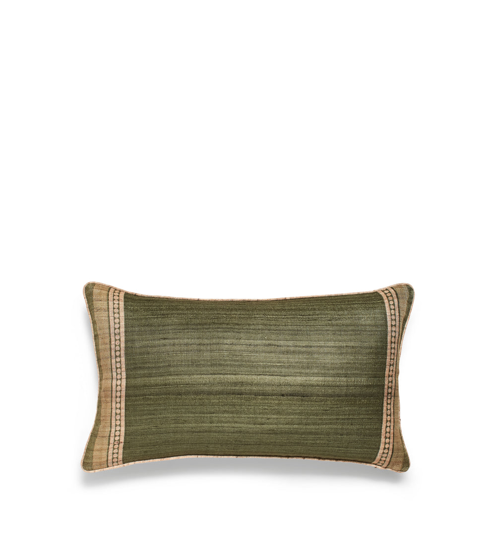 Longshan Cushion Cover - Grey Green