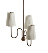 Lucas Chandelier with Shades - Antique Brass